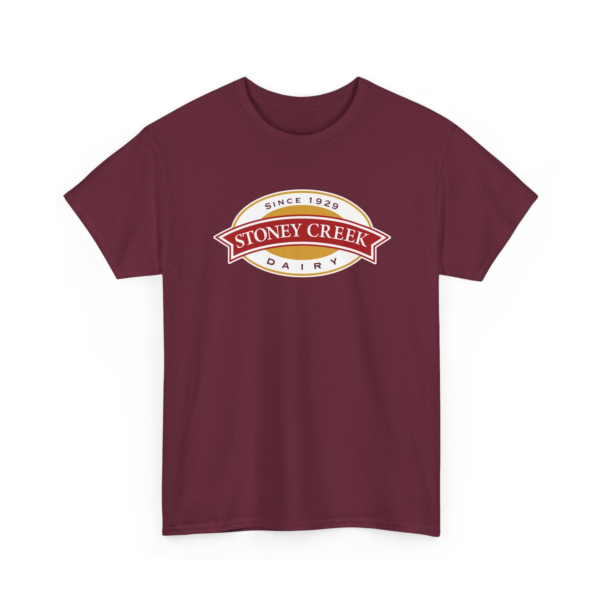 Stoney Creek Dairy "1990s" Maroon Tee