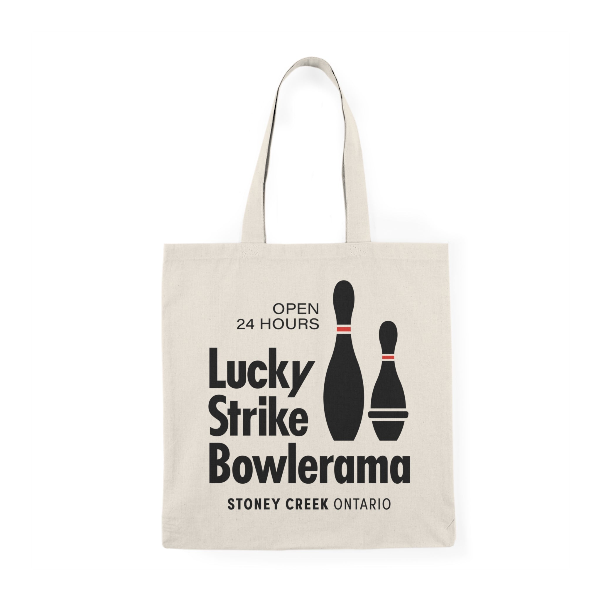 Lucky Strike Bowlerama Natural Tote Bag