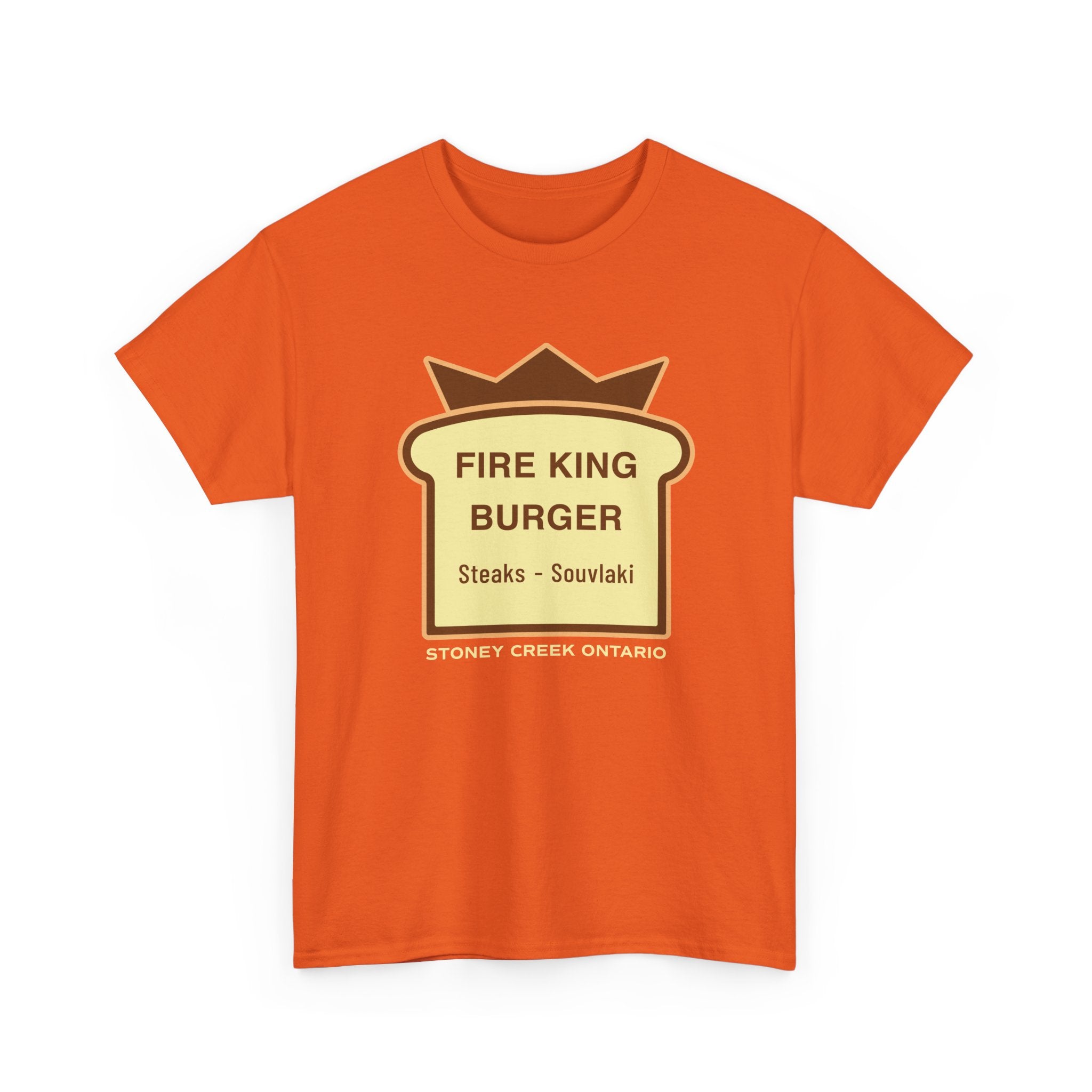 Limited Edition Fire King Burger Orange Tee