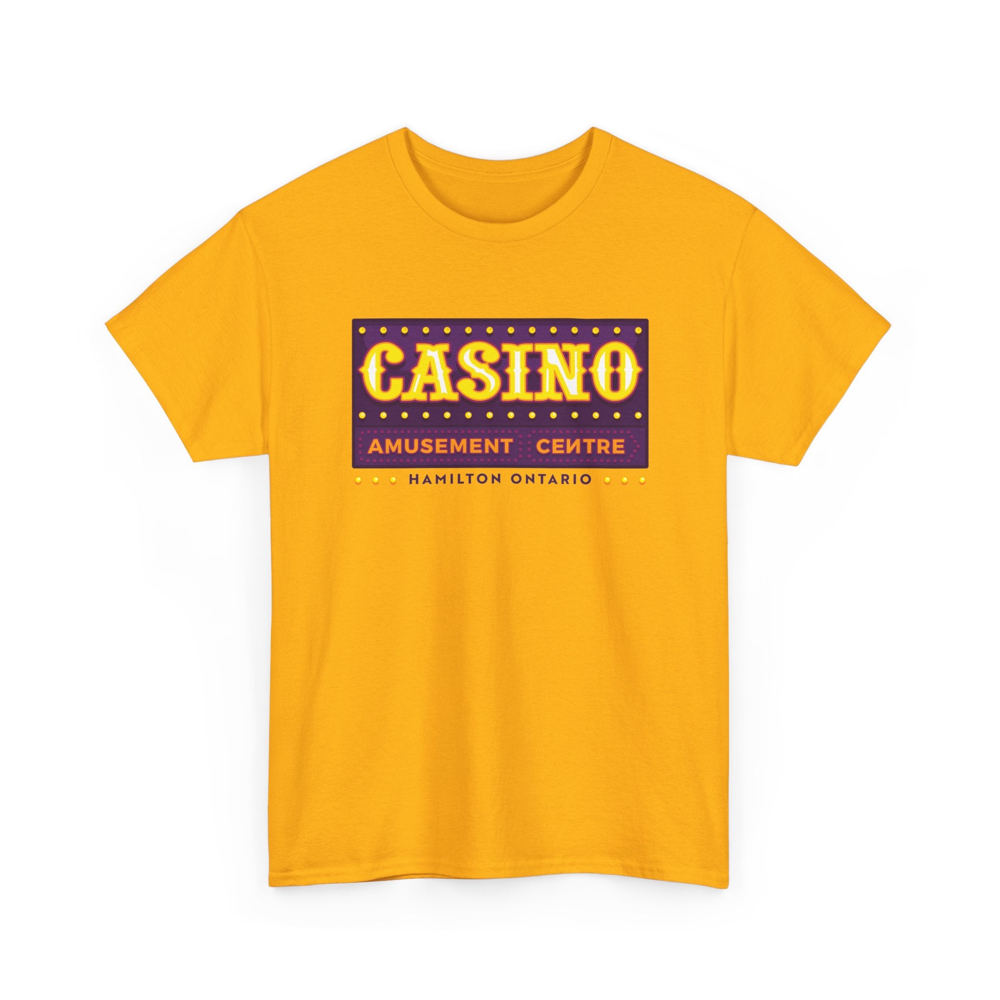 Limited Edition Casino Amusement Centre Classic Gold Tee