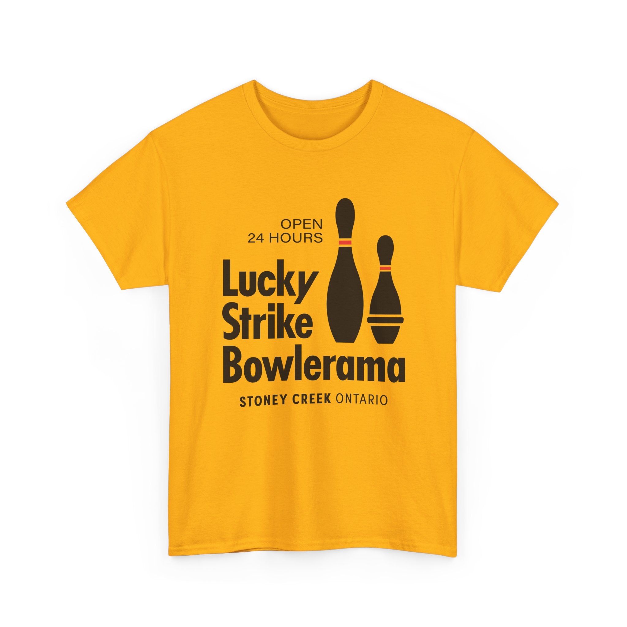 Limted Edition Lucky Strike Bowlerama Gold Tee