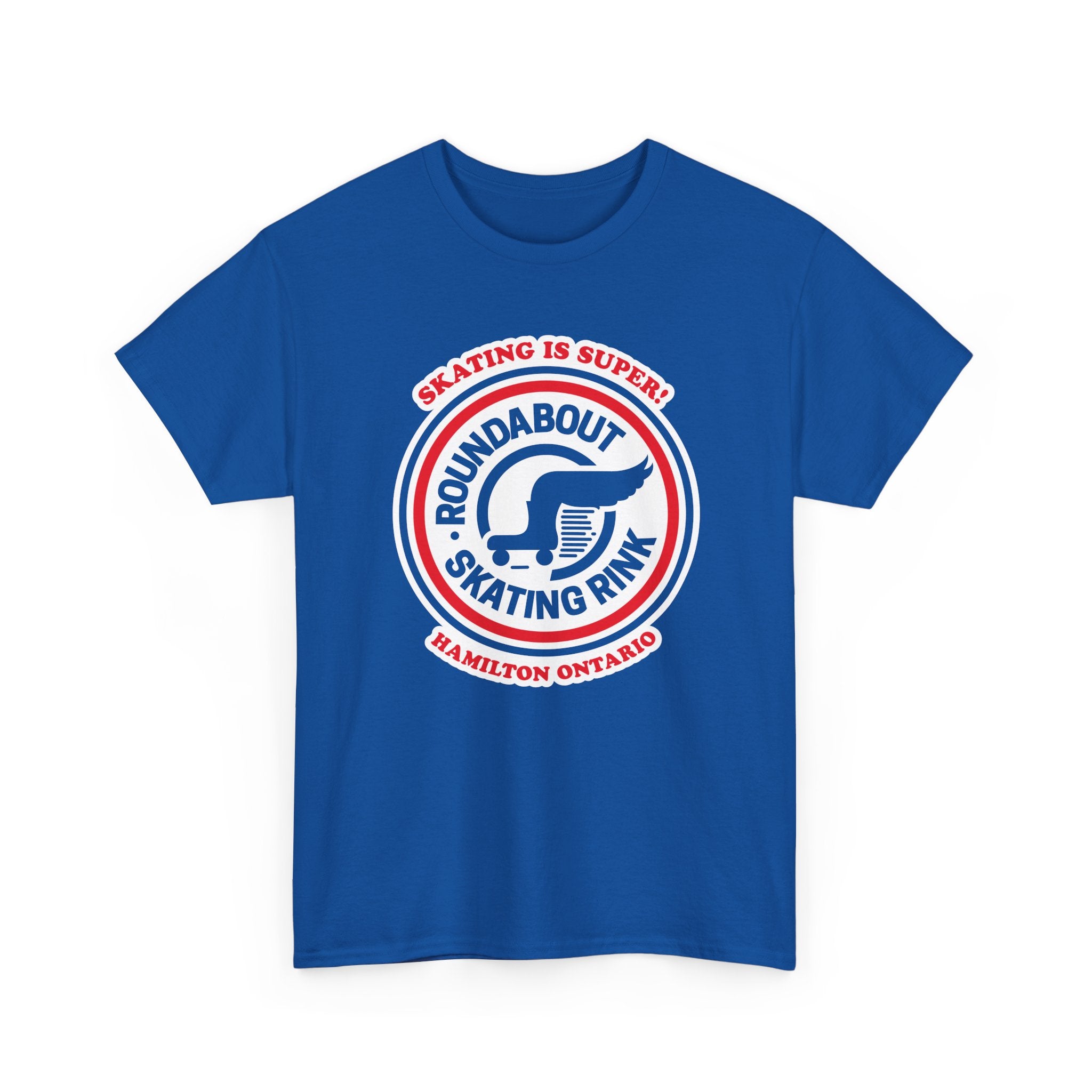 Limited Edition Roundabout Skating Rink Royal Blue Tee