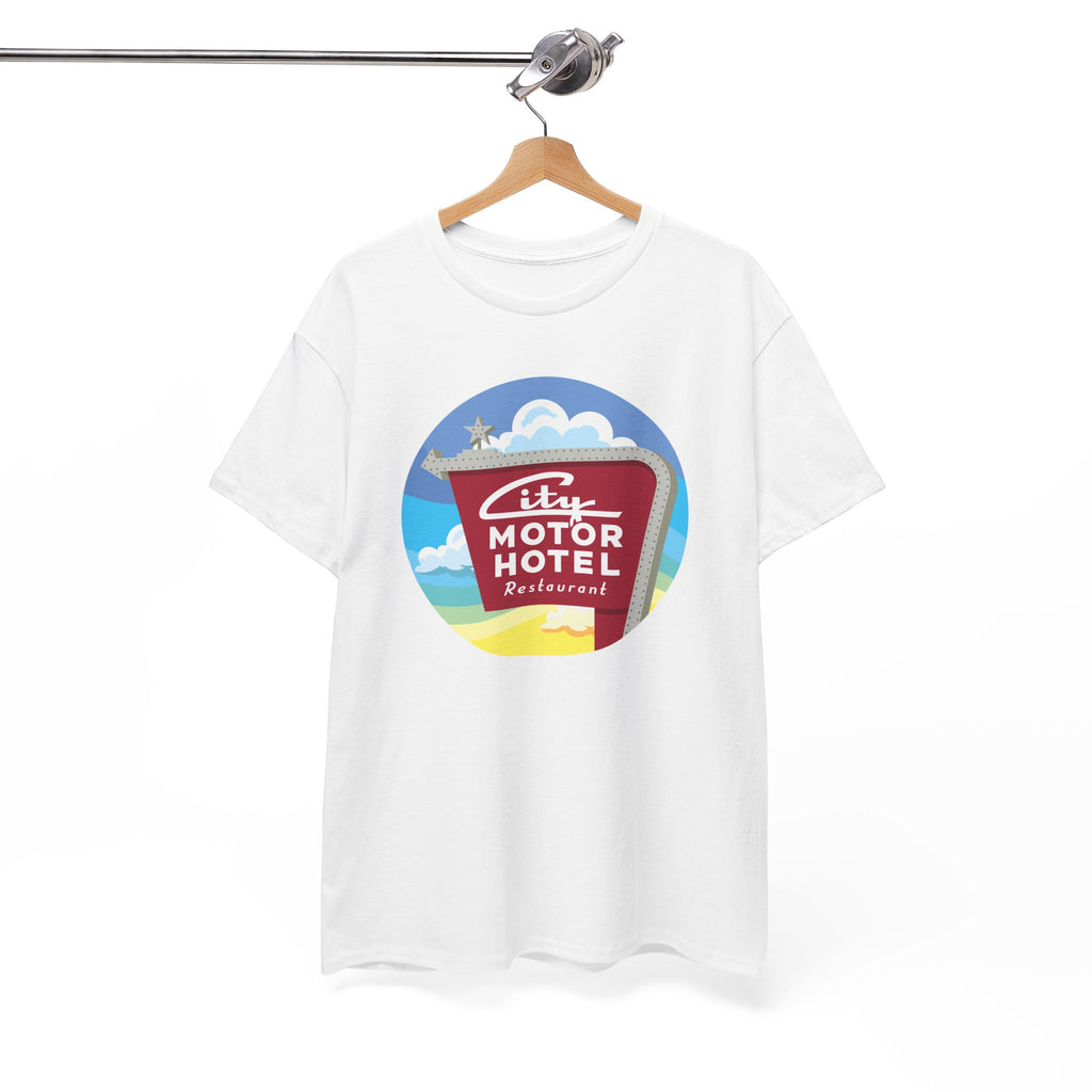 City Motor Sunset White Tee