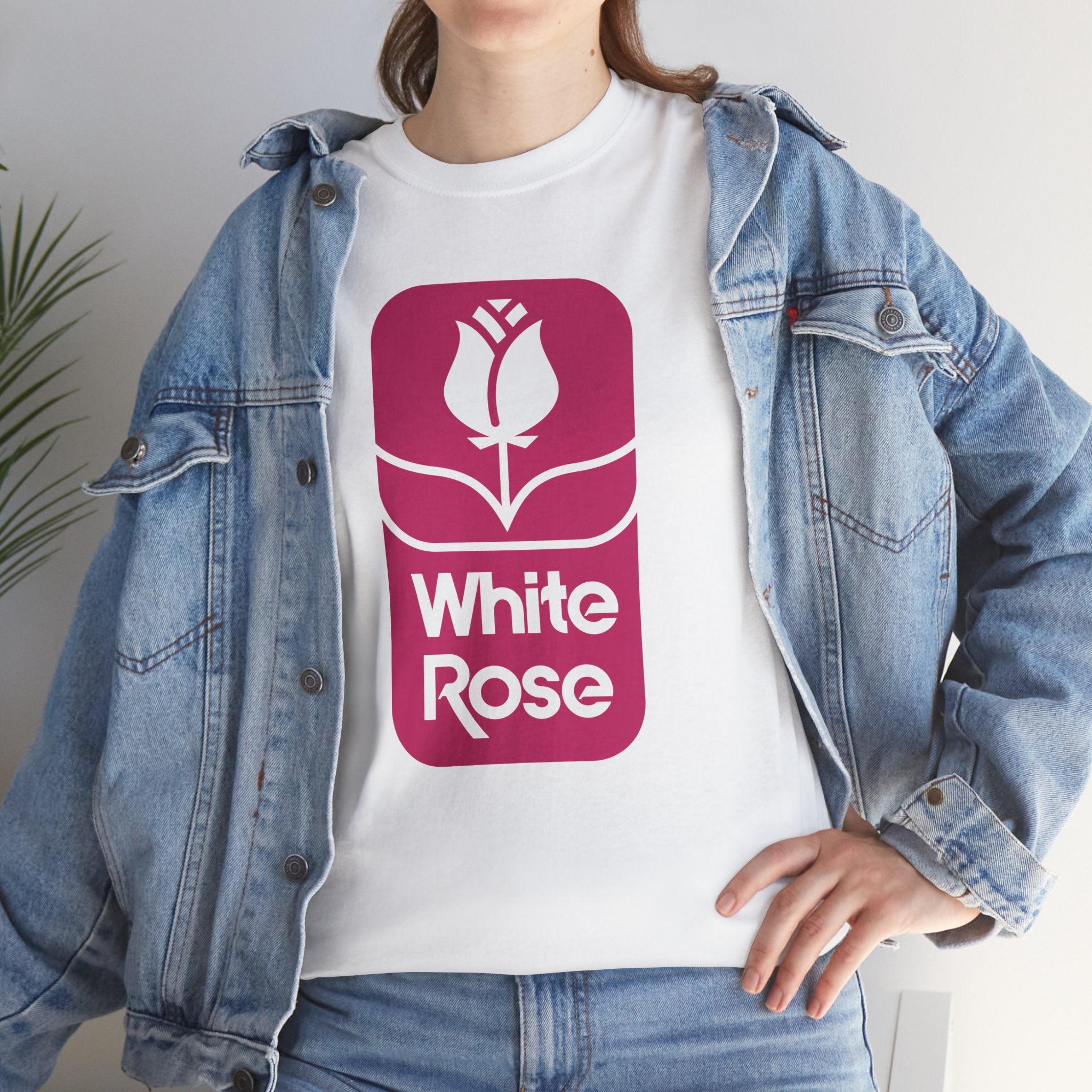 White Rose Classic White Tee