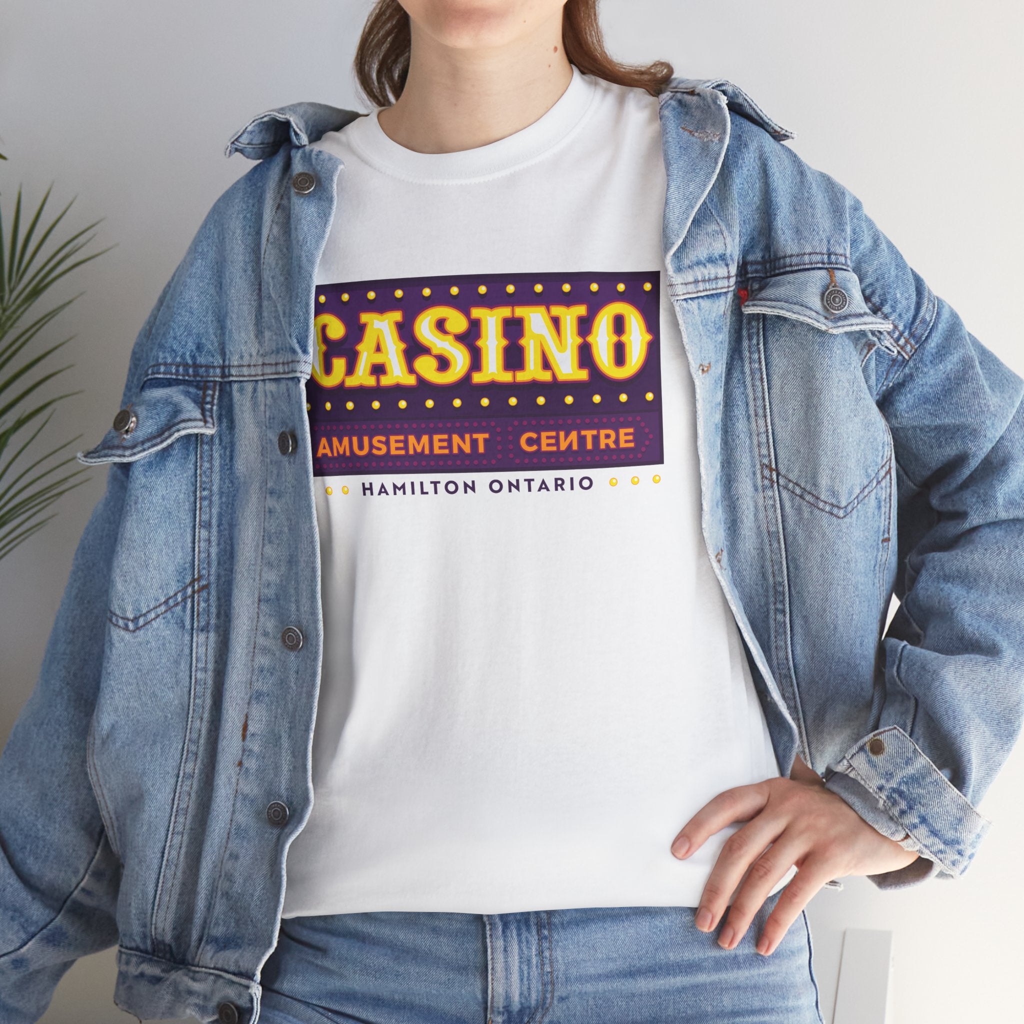 Casino Amusement Centre Classic White Tee