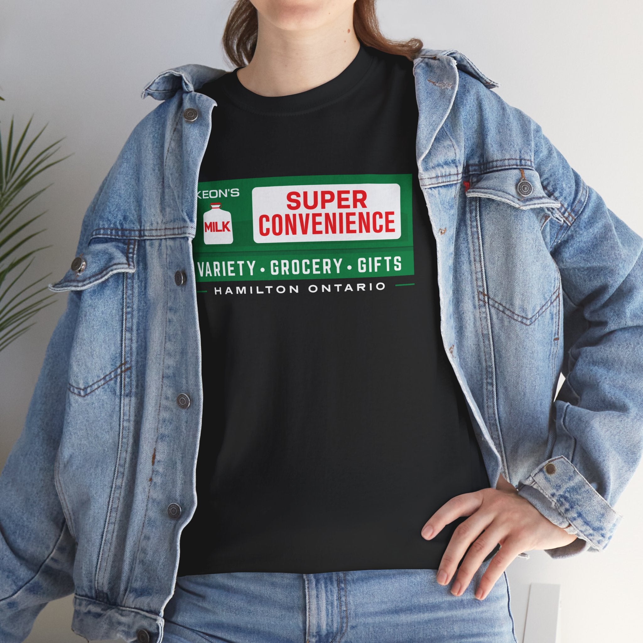 Keon's Super Convenience Classic Black Tee