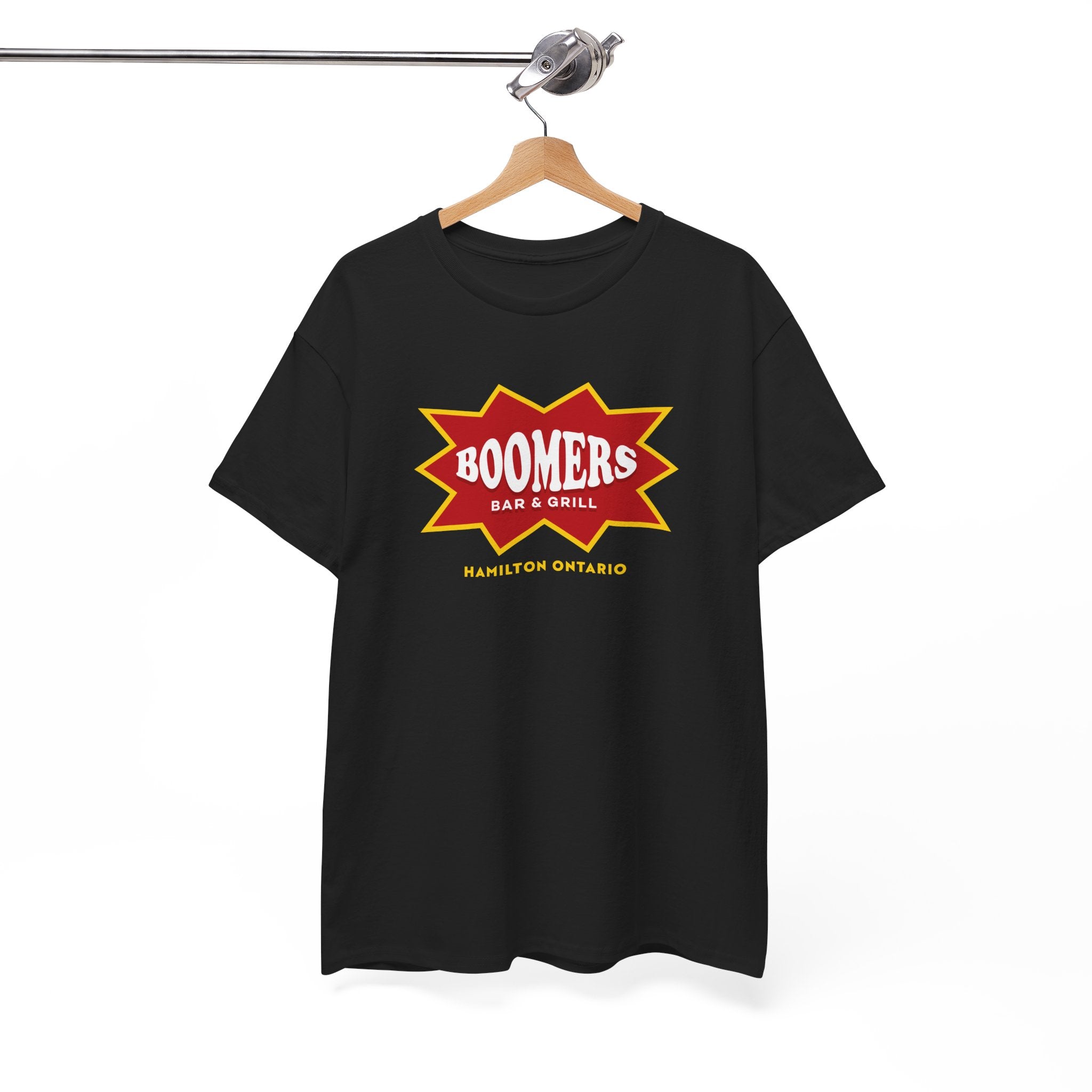 Boomers Bar And Grill Classic Black Tee