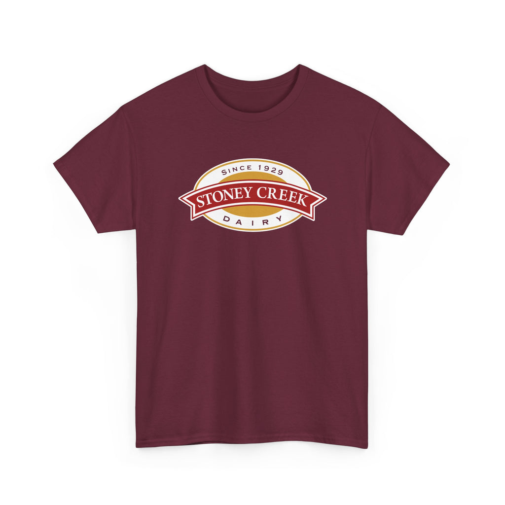 Stoney Creek Dairy "1990s" Maroon Tee