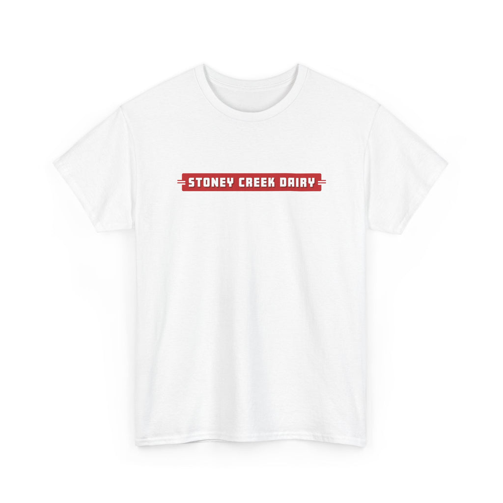 Stoney Creek Dairy Neon Sign Classic White Tee