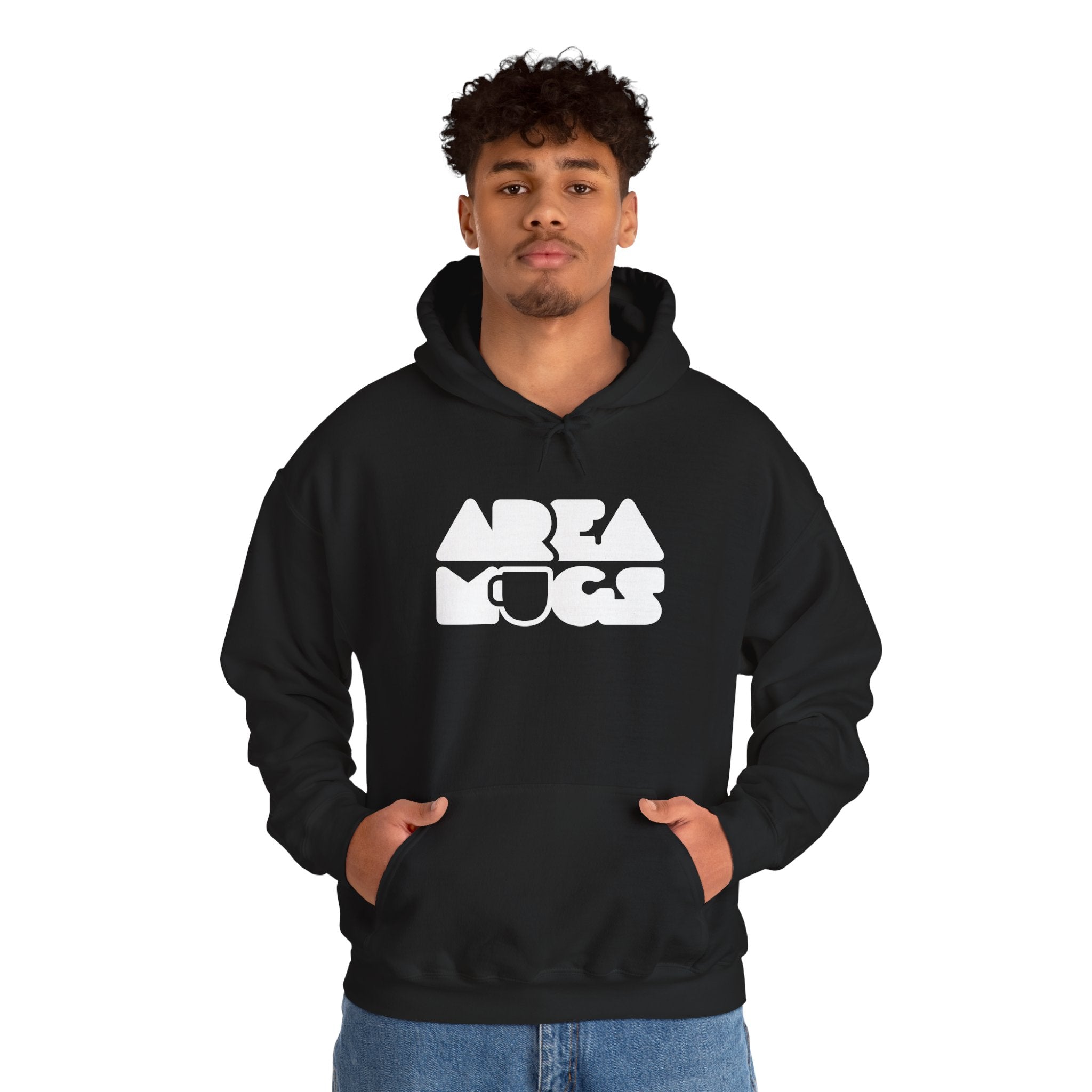 Area Mugs Logo Black Hoodie