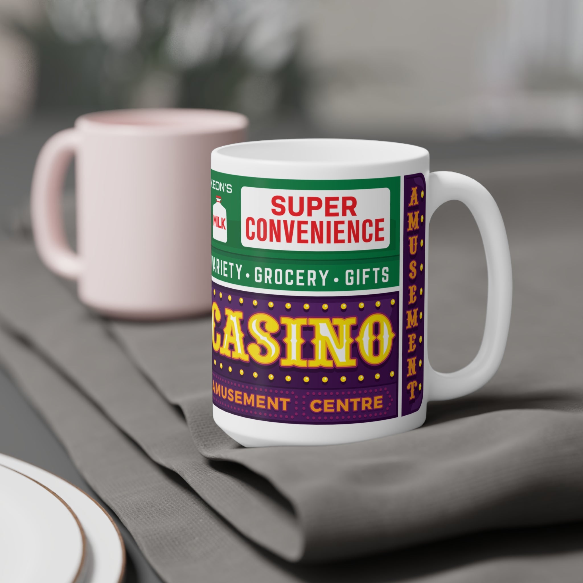 The Christopher's, Keon's and Casino Mug