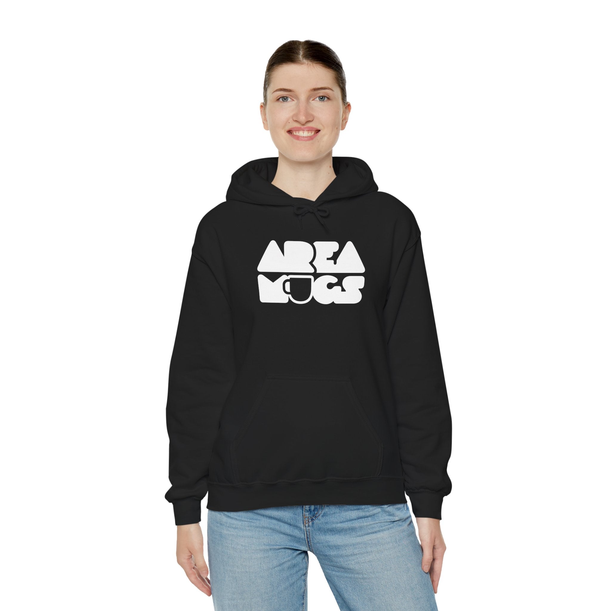Area Mugs Logo Black Hoodie