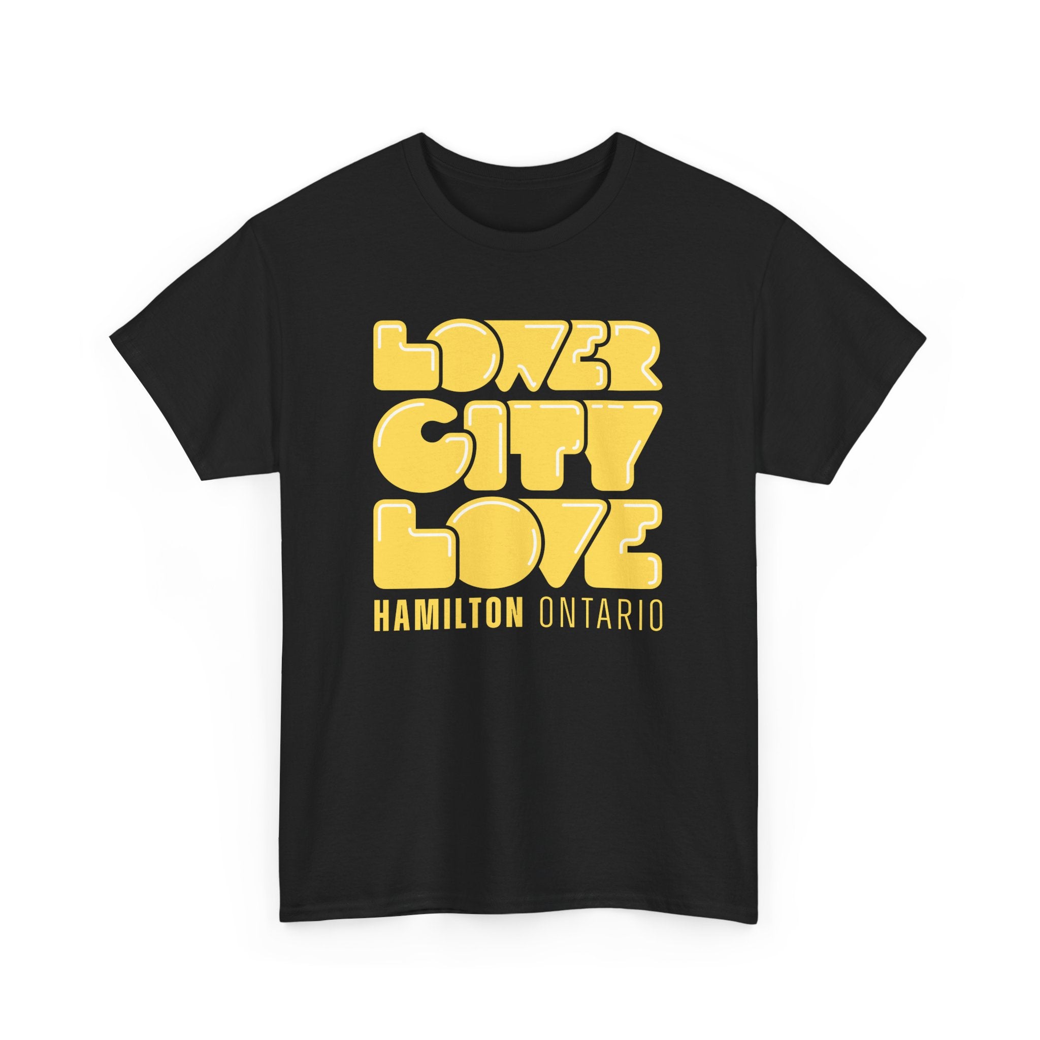 Lower City Love Black Tee