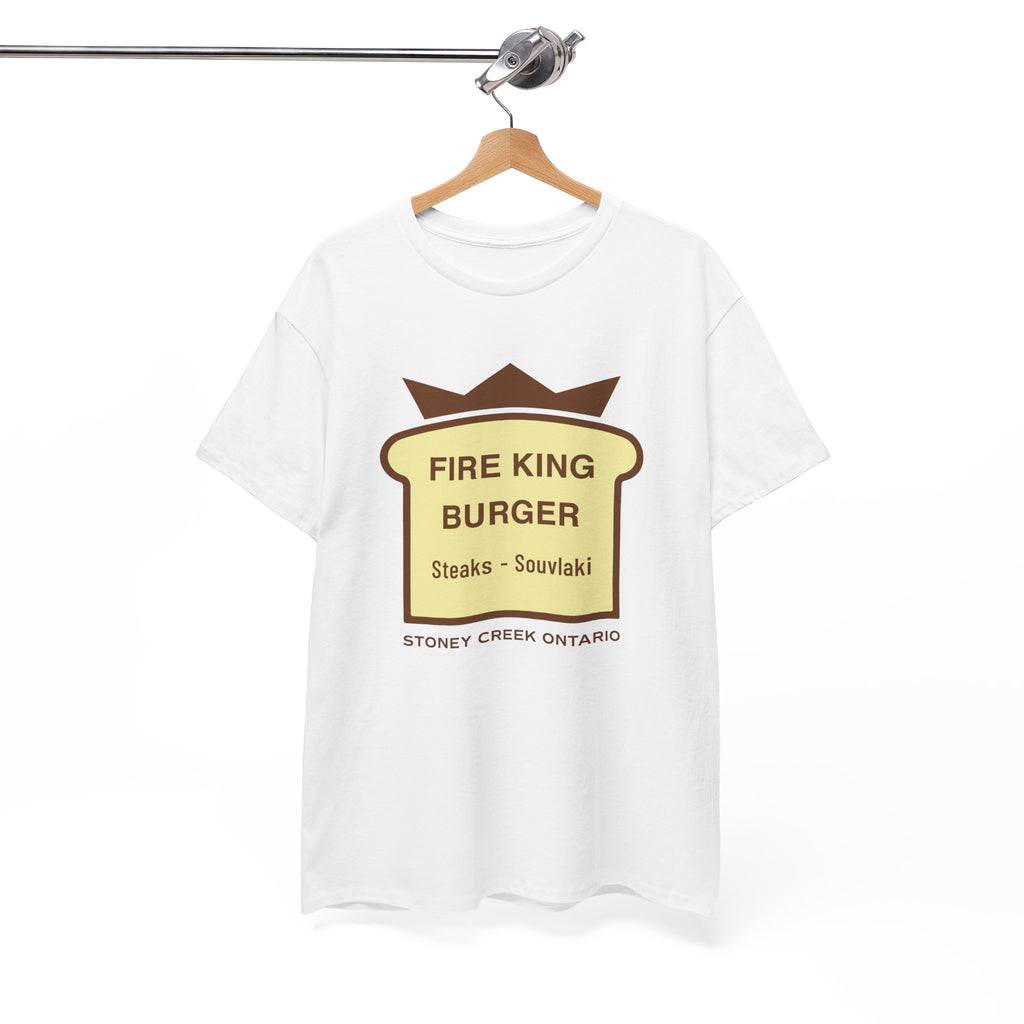 Fire King Burger Classic White Tee