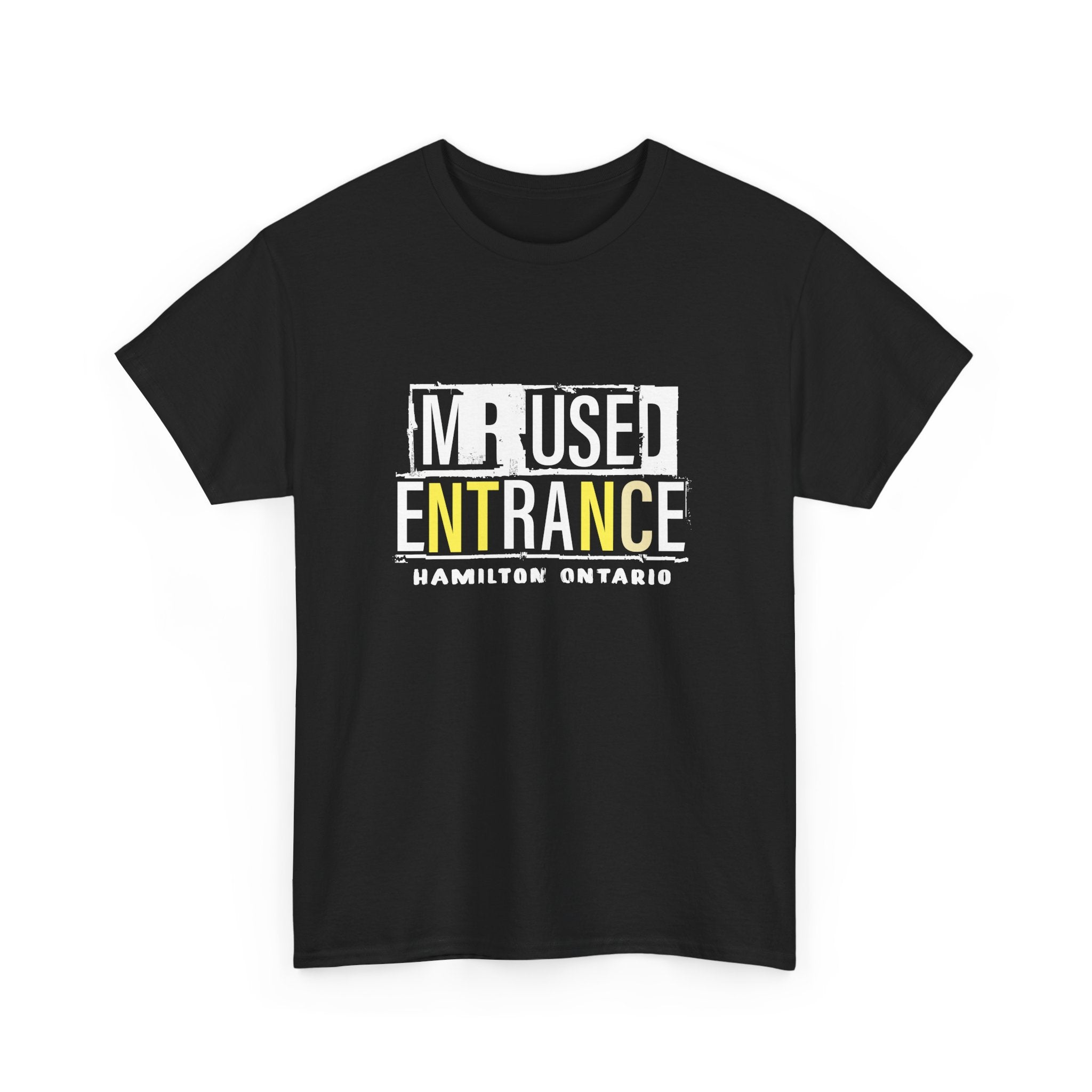 Mr. Used Entrance Sign Classic Black Tee