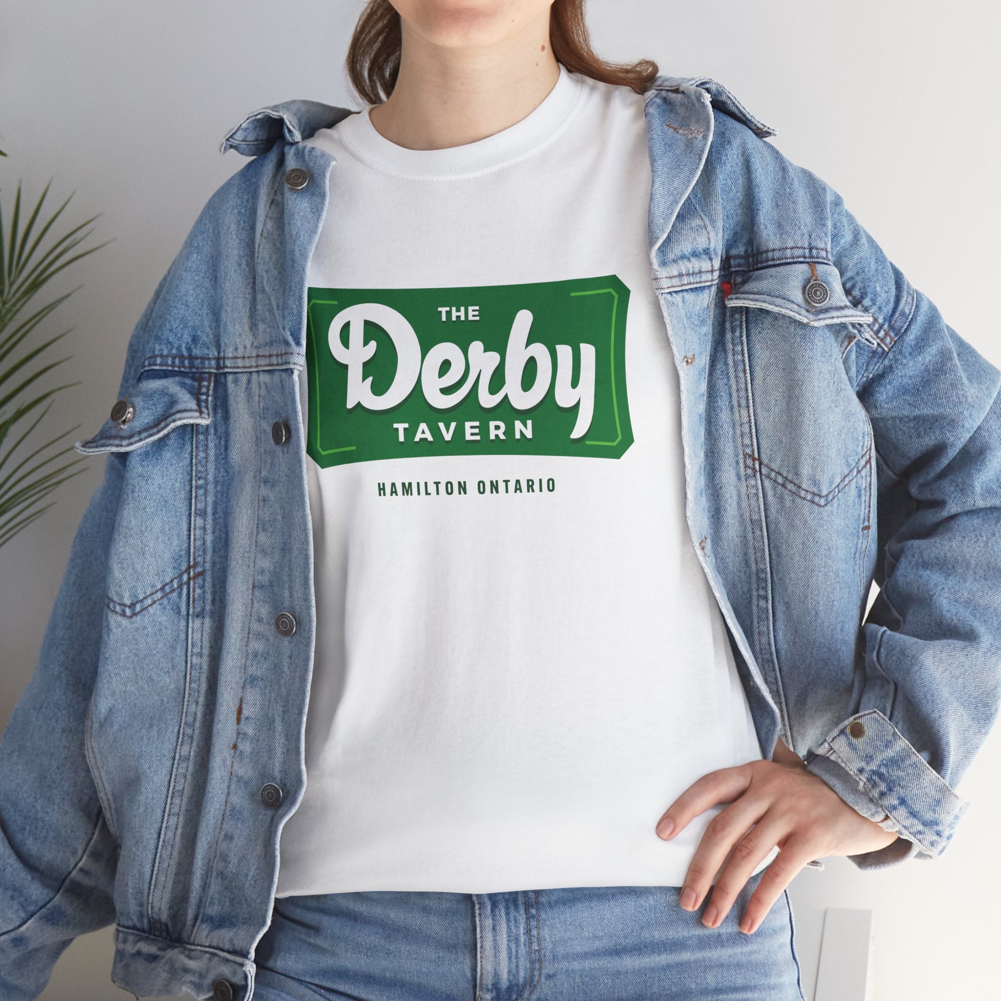 The Derby Tavern Classic White Tee