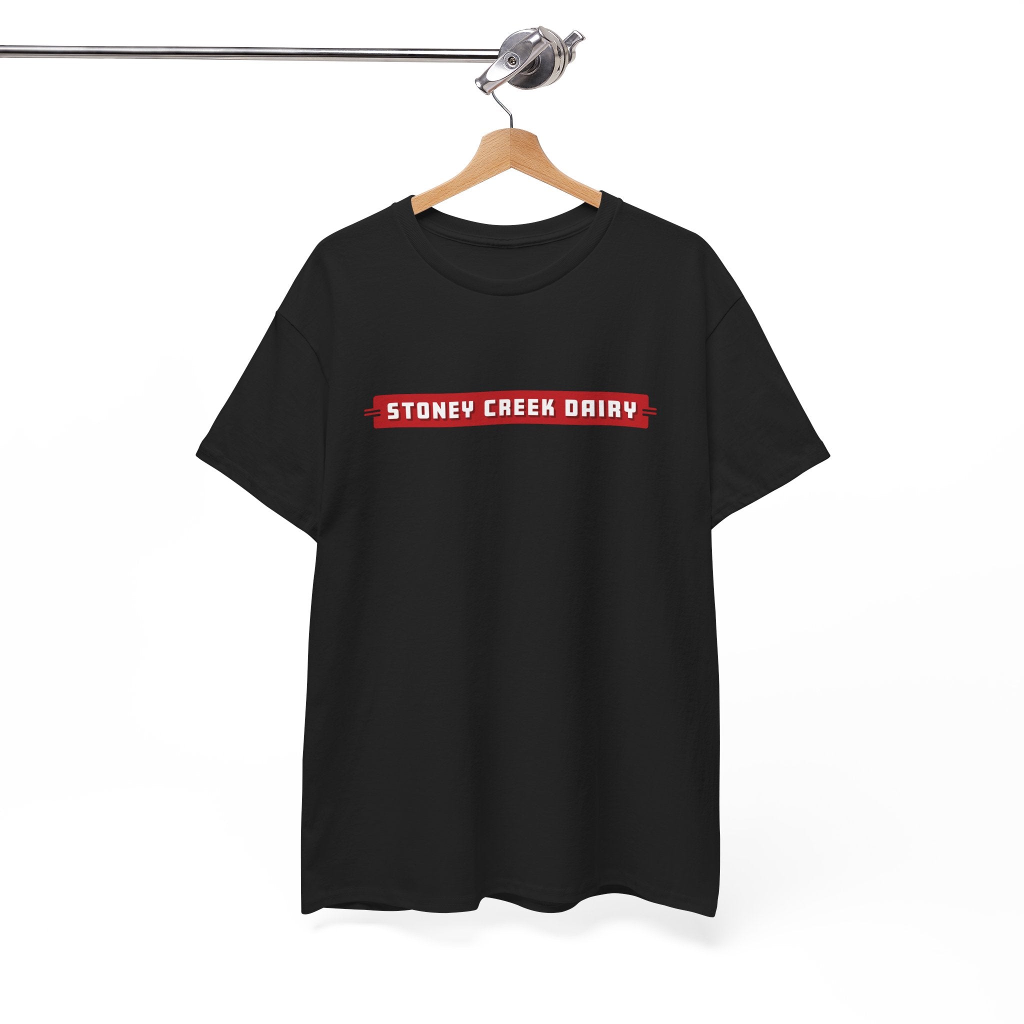 Stoney Creek Dairy Neon Sign Classic Black Tee