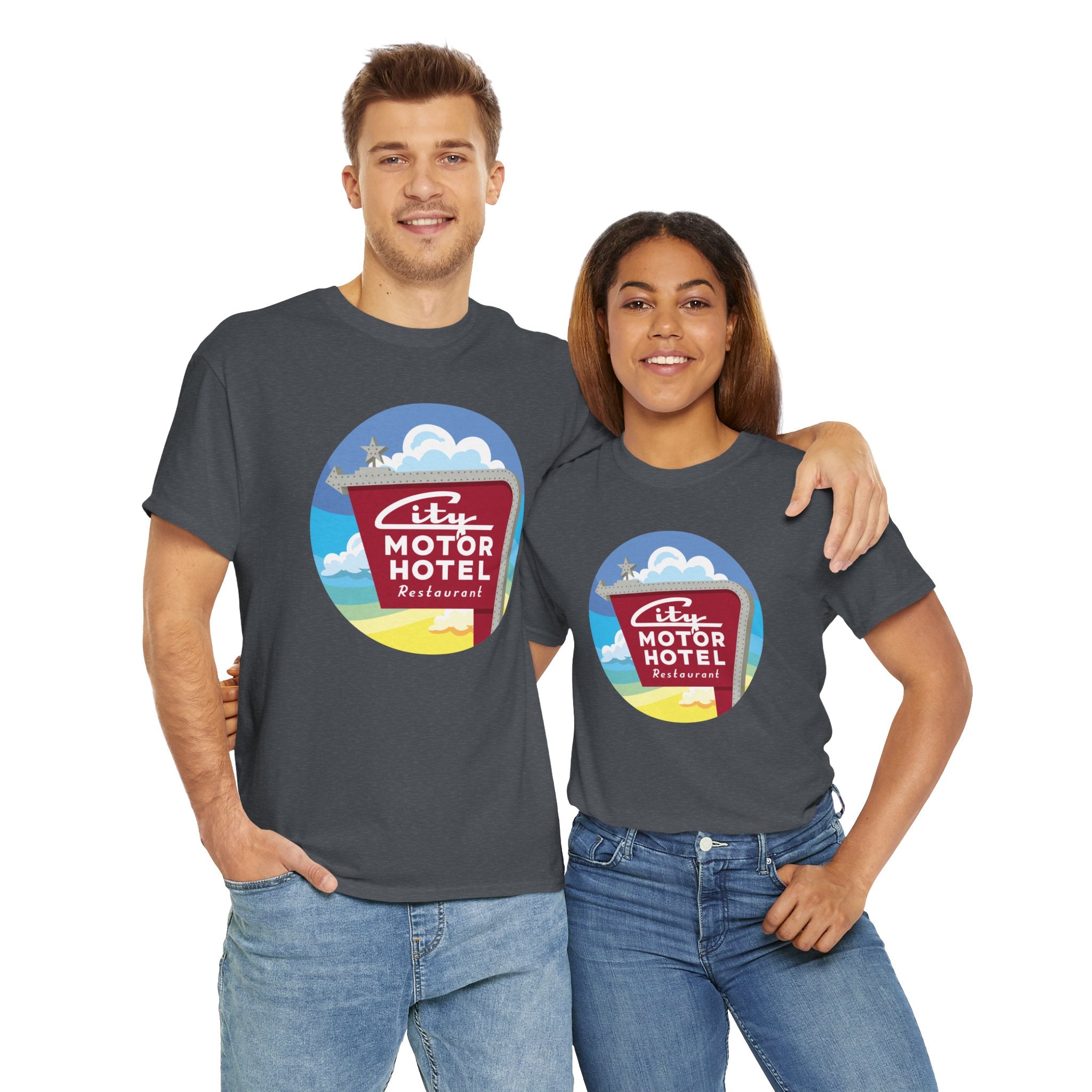 Limited Edition City Motor Hotel Restaurant Sunset "Tweed" Tee