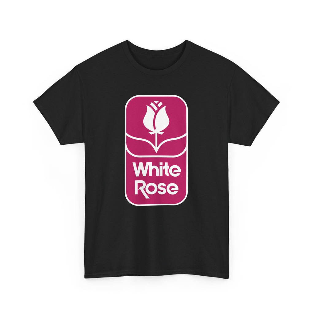 White Rose Classic Black Tee