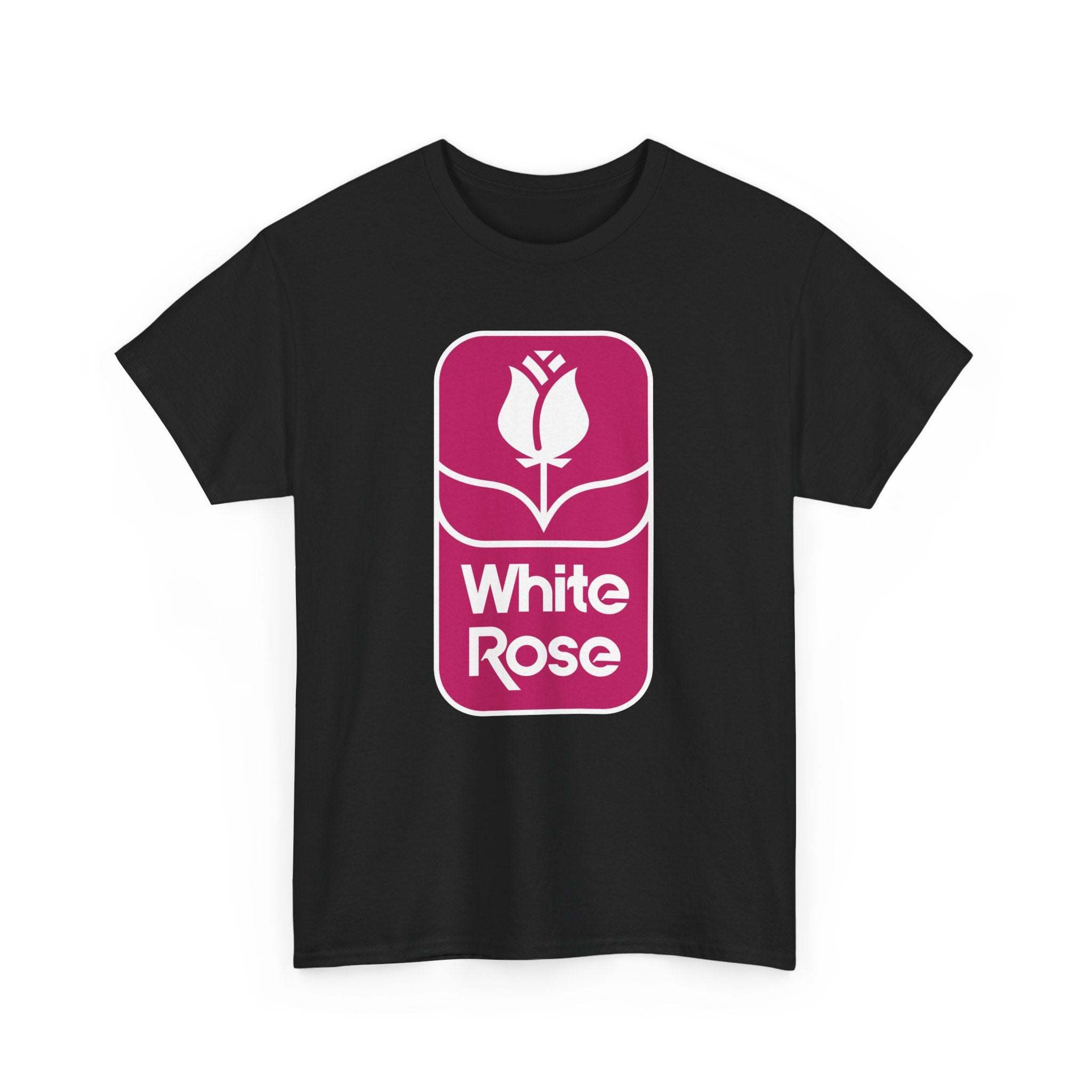White Rose Classic Black Tee