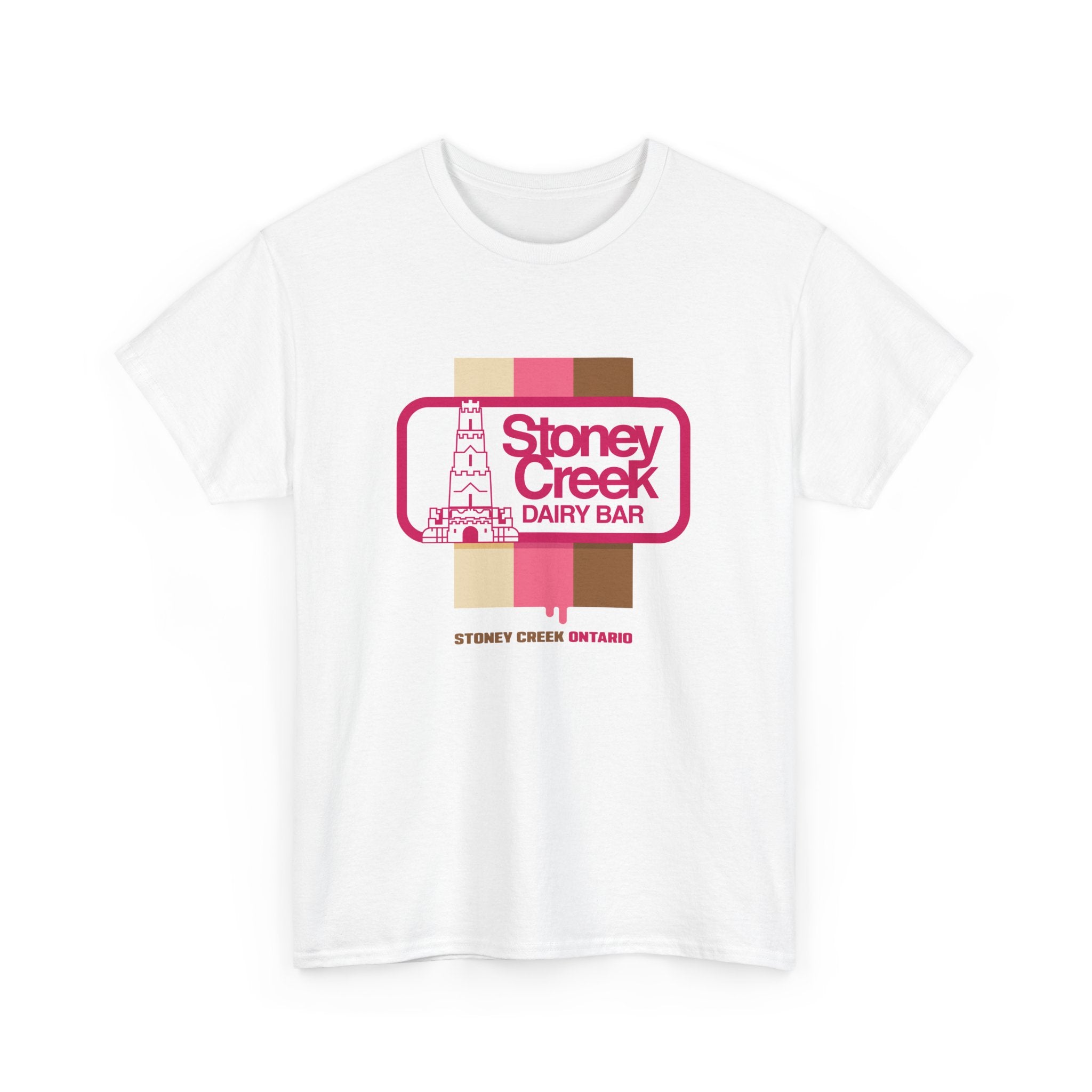 Stoney Creek Dairy Bar Neapolitan White Tee