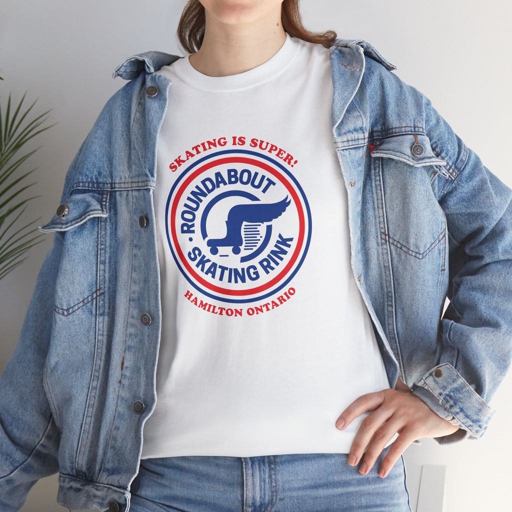 Roundabout Skating Rink Classic White Tee