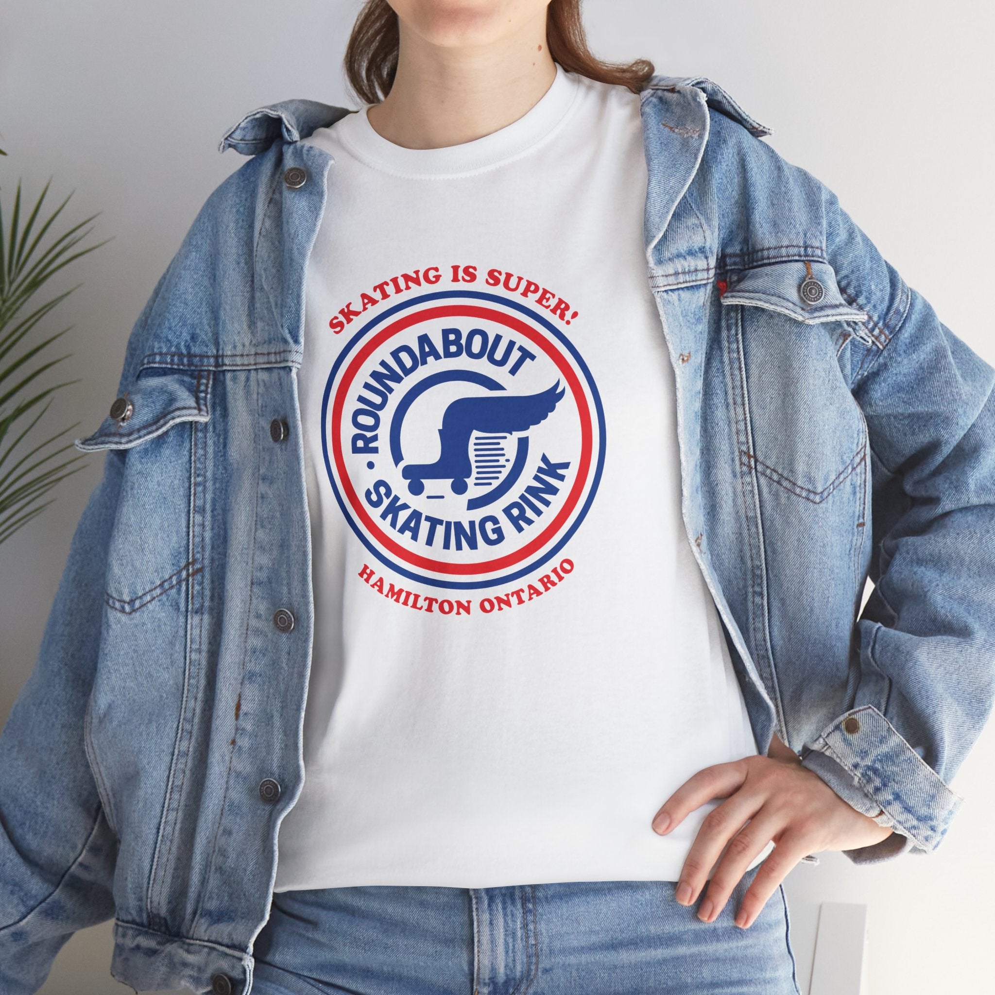 Roundabout Skating Rink Classic White Tee