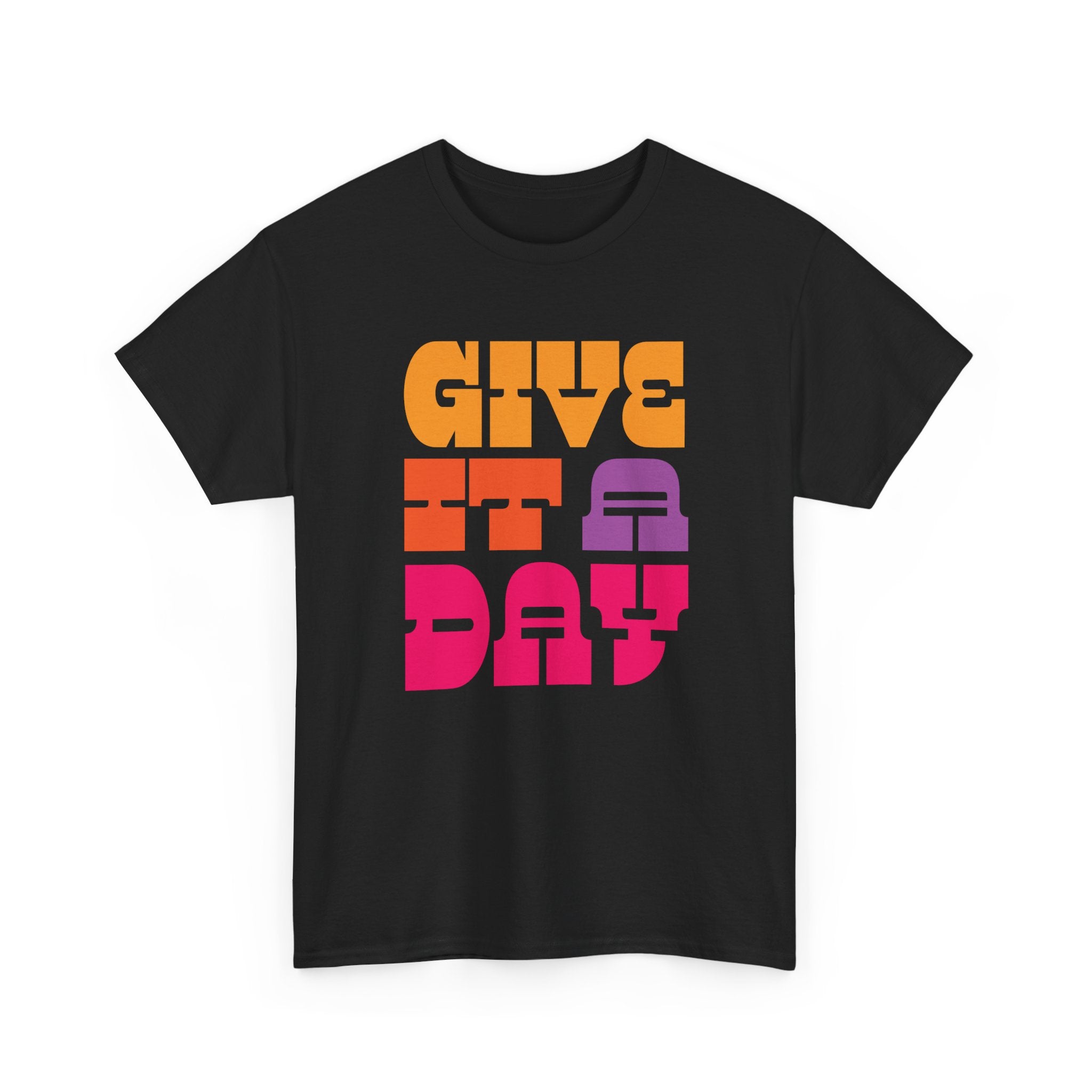Give It A Day Black Tee