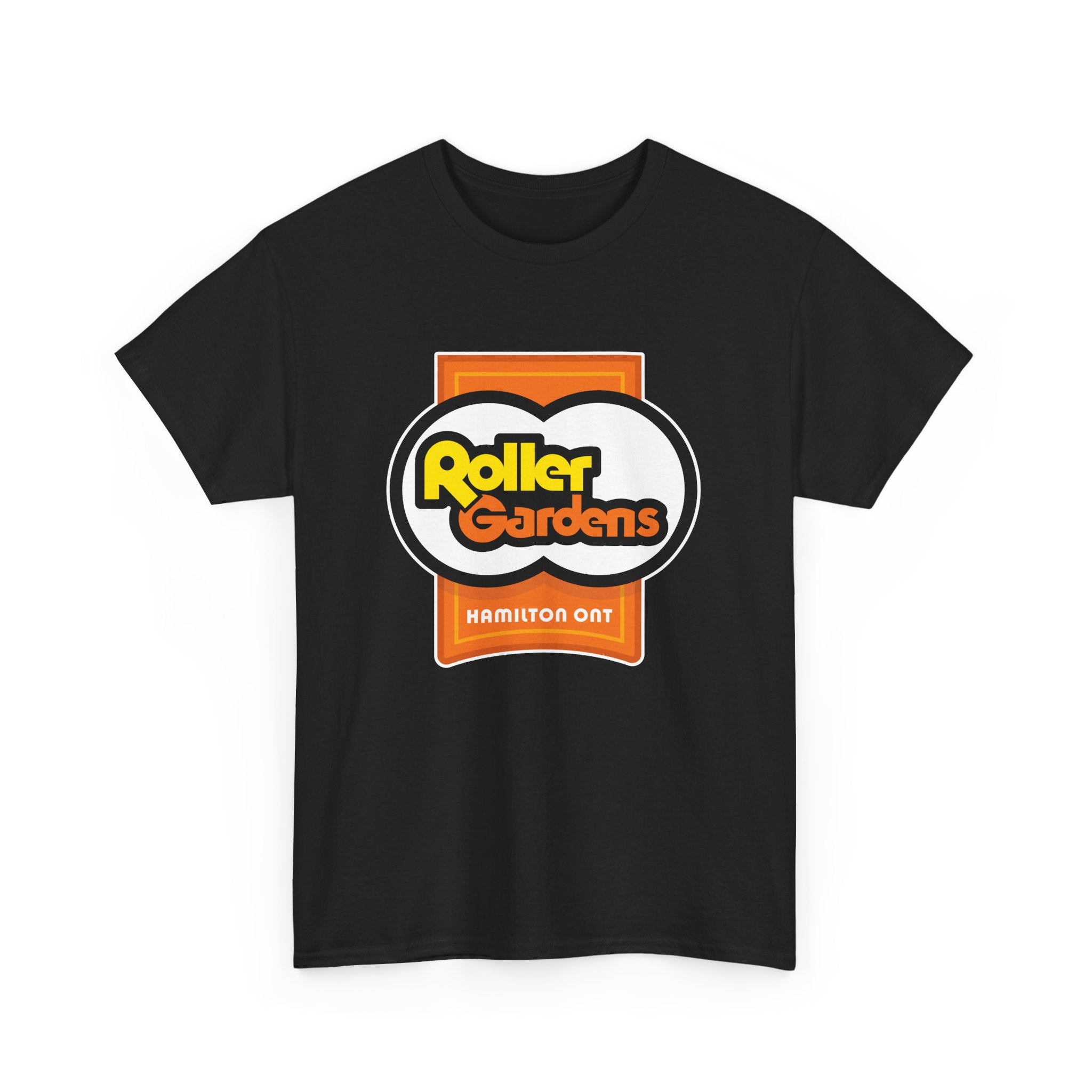 Roller Gardens Banner Black Tee