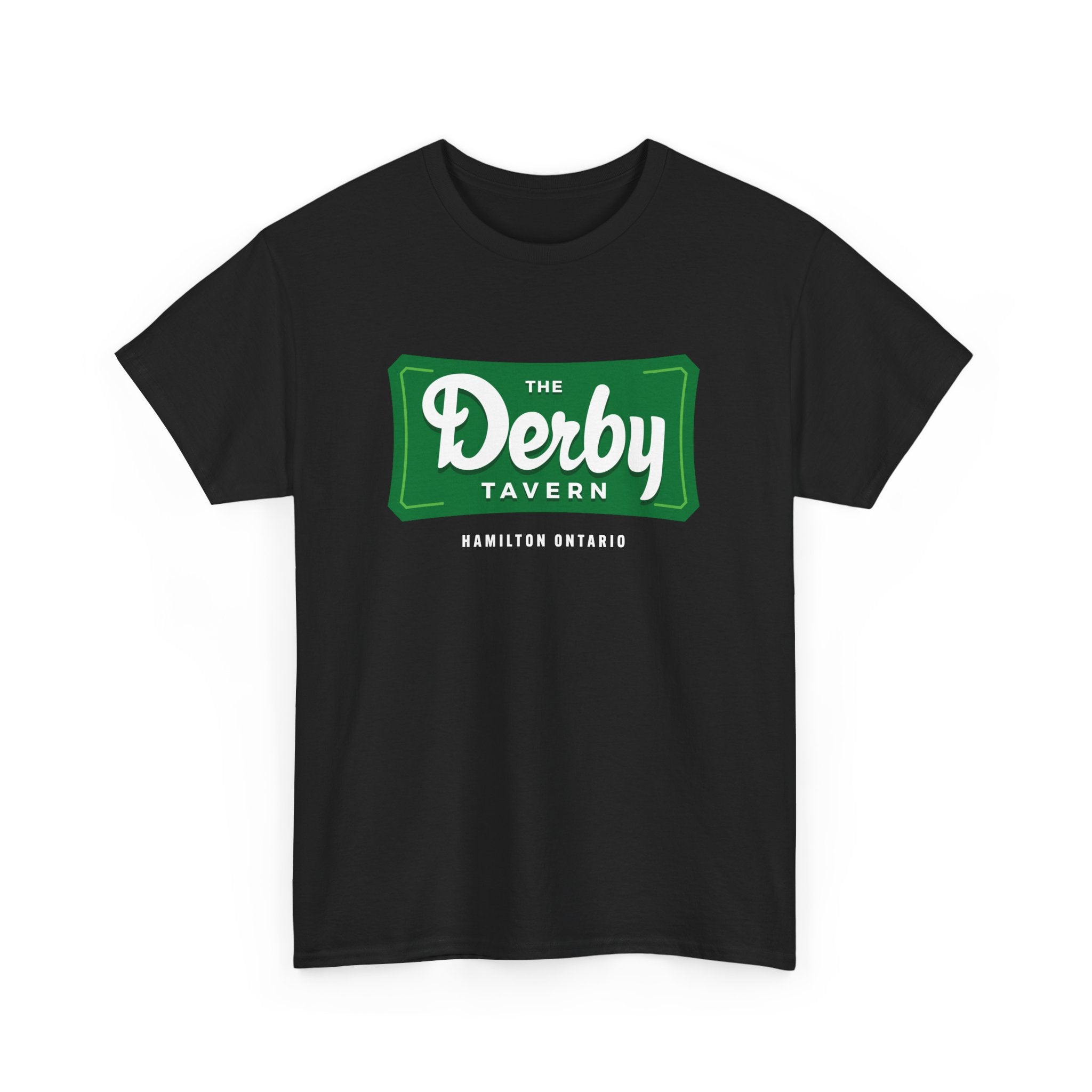 The Derby Tavern Classic Black Tee