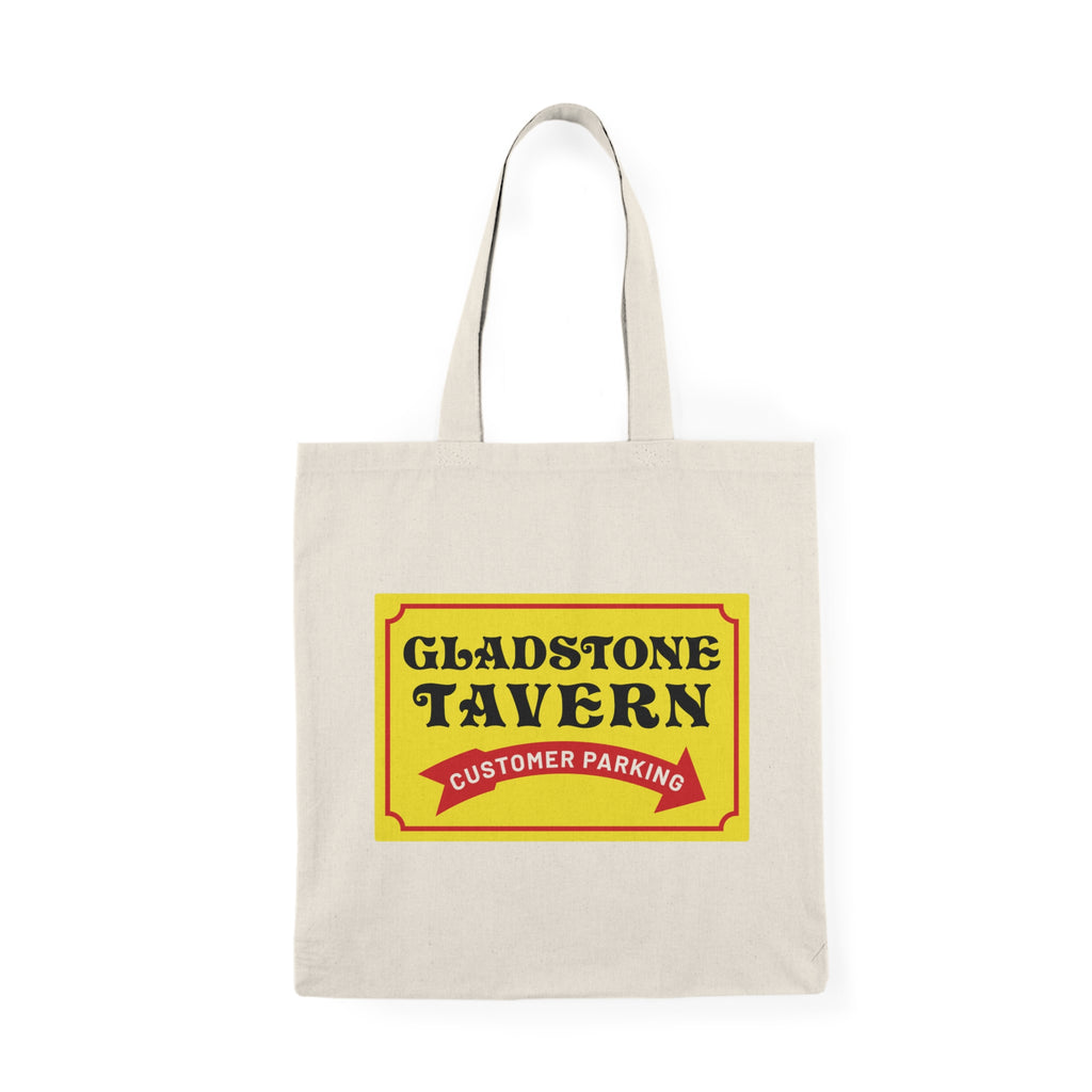 Gladstone Tavern Customer Parking Sign Natural Tote Bag