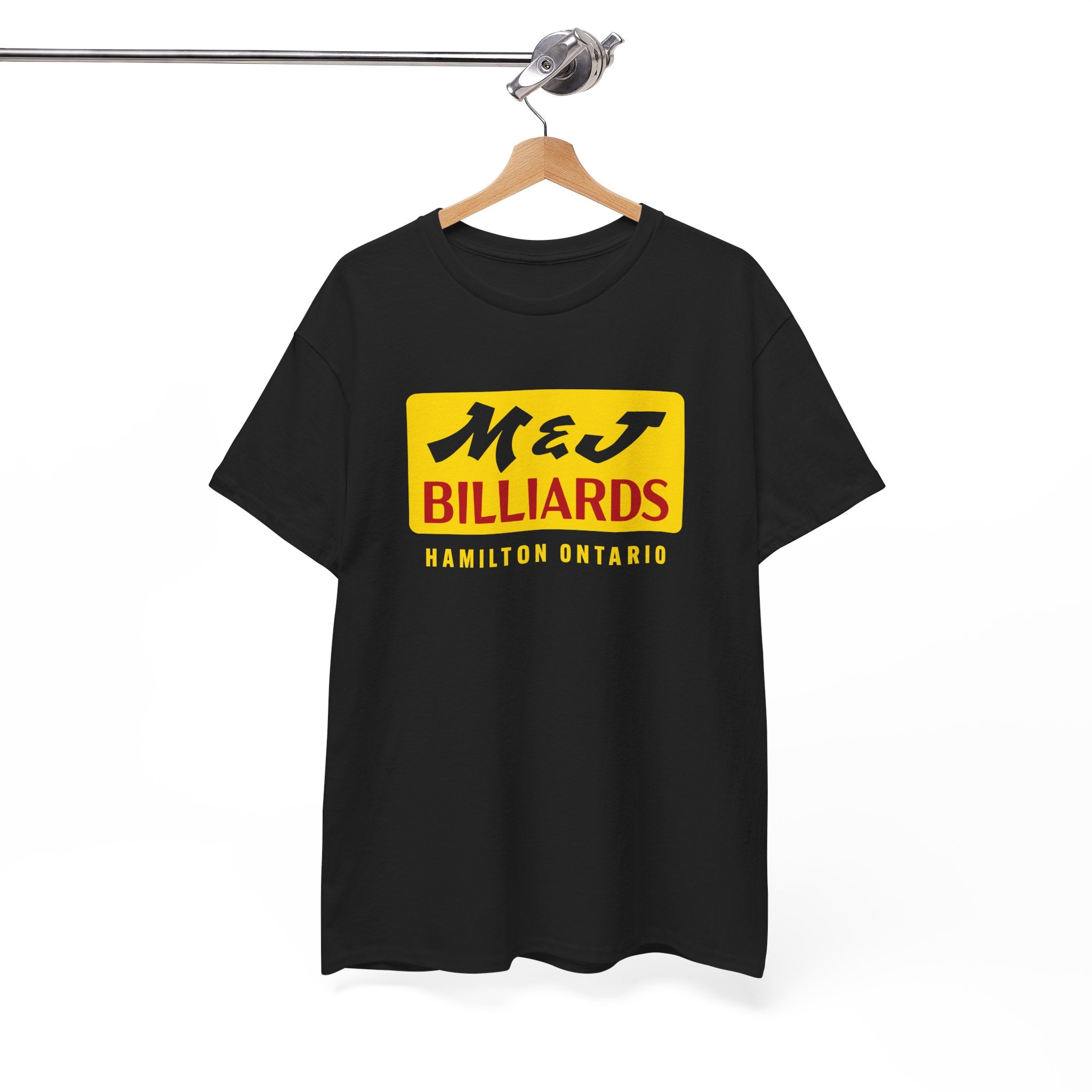 M&J Billiards Classic Black Tee