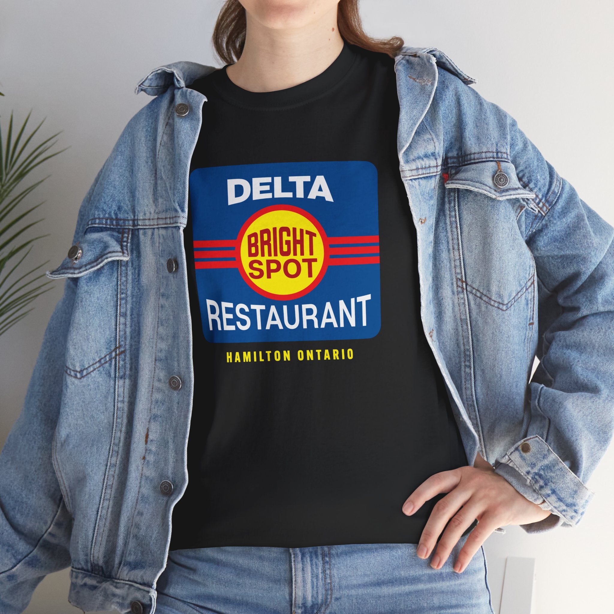 Delta Bright Spot Restaurant Classic Black Tee