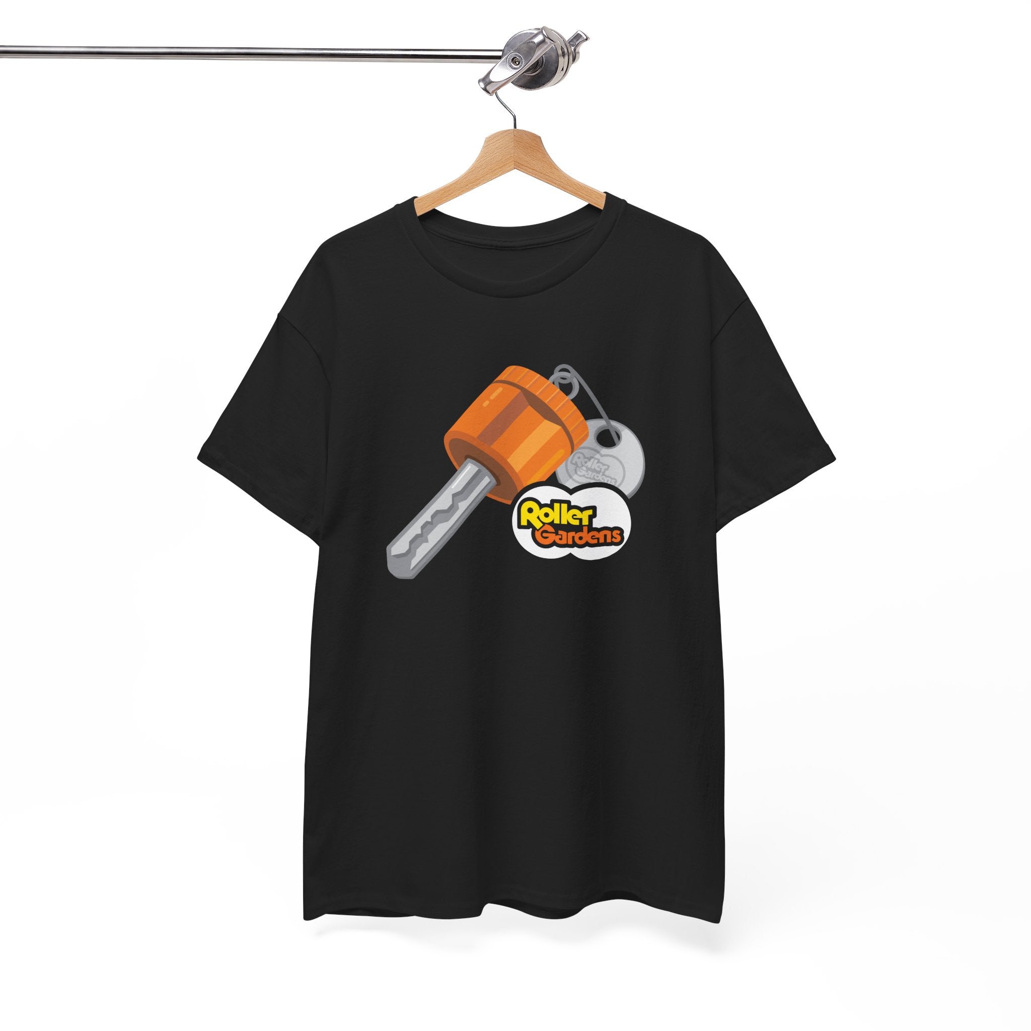 Roller Gardens Locker Key Black Tee