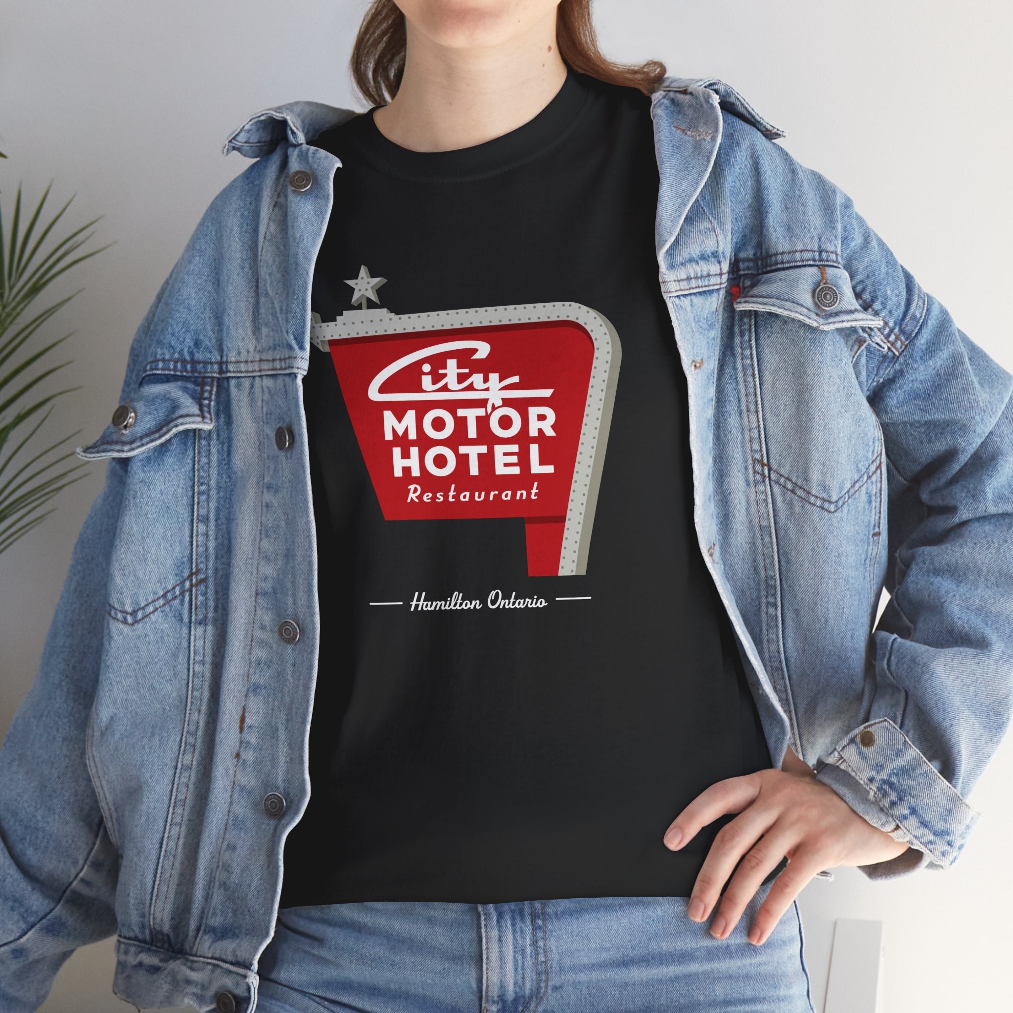City Motor Inn Classic Black Tee
