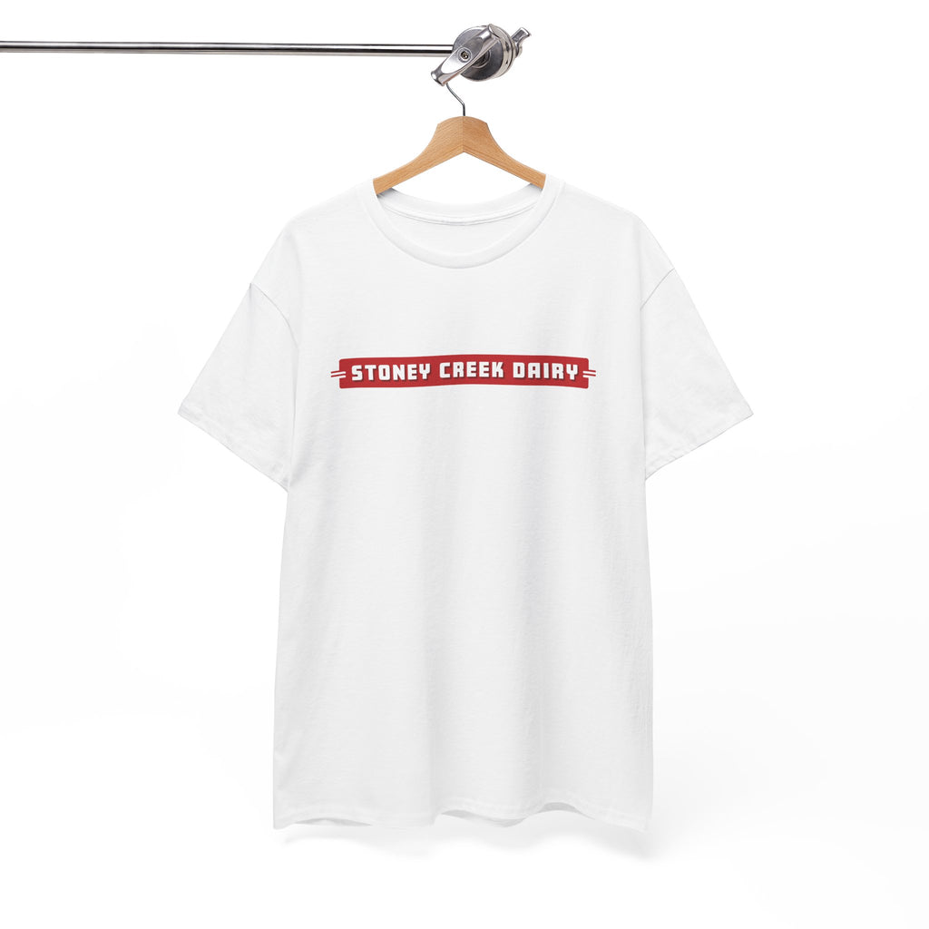 Stoney Creek Dairy Neon Sign Classic White Tee