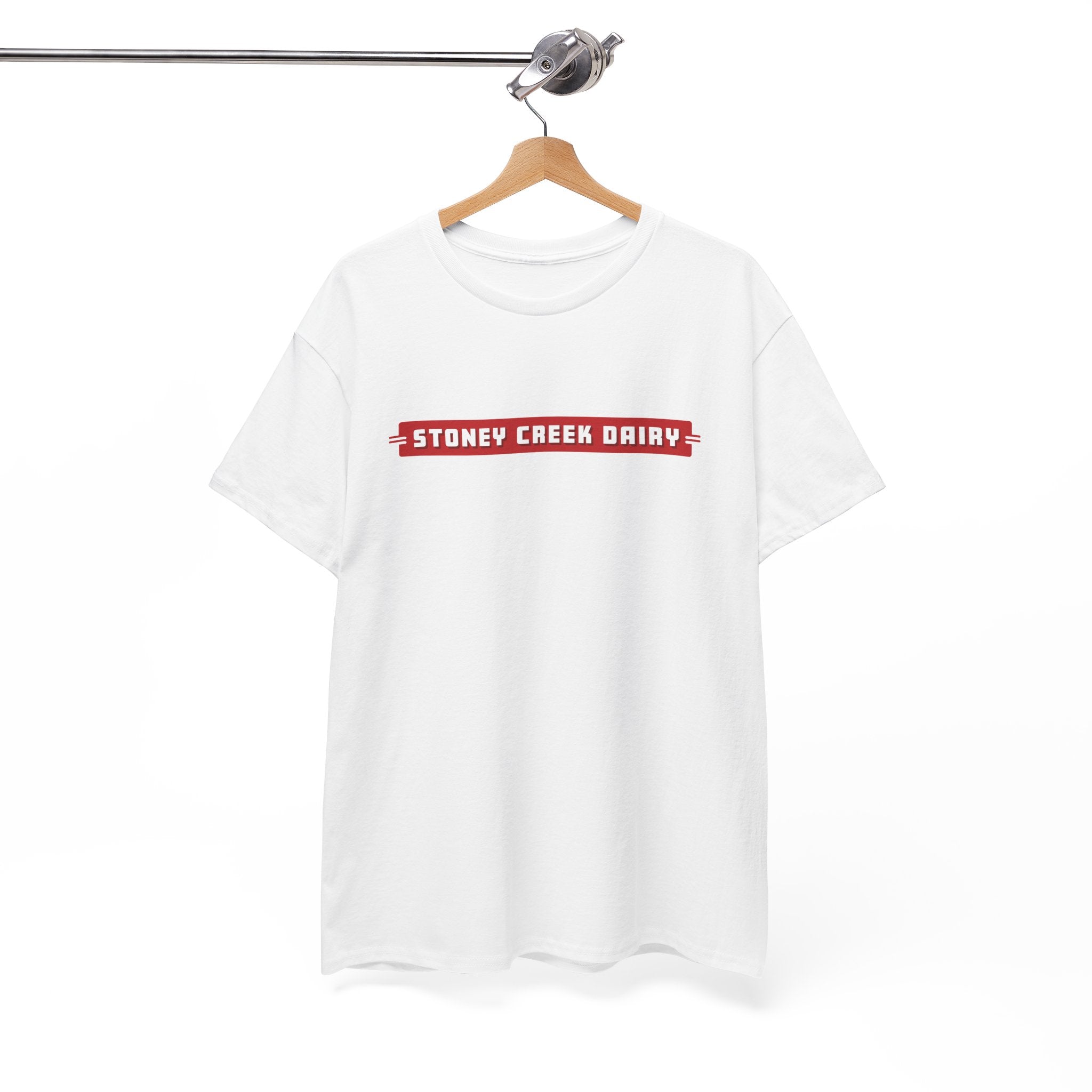 Stoney Creek Dairy Neon Sign Classic White Tee