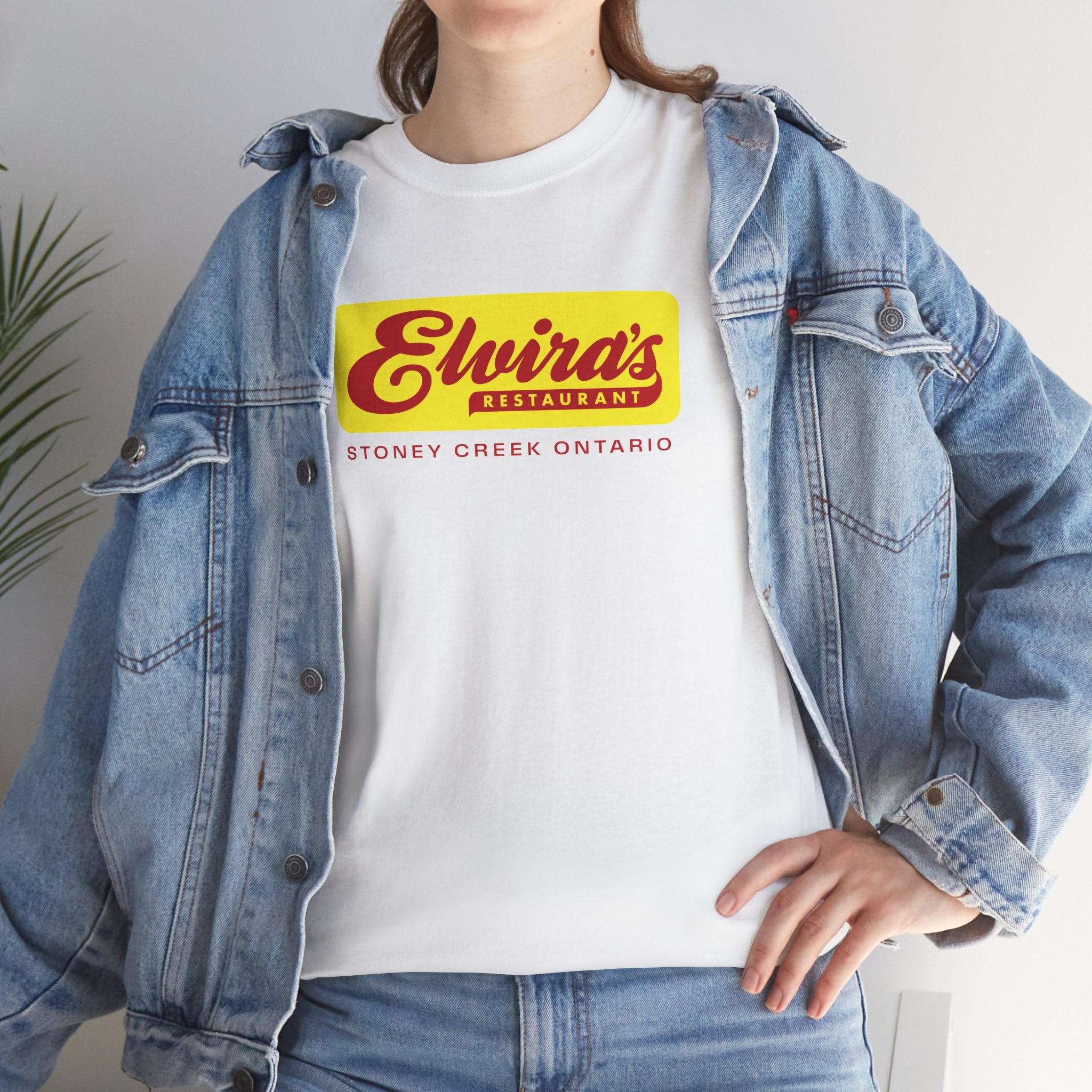 Elvira's Restaurant Classic White Tee