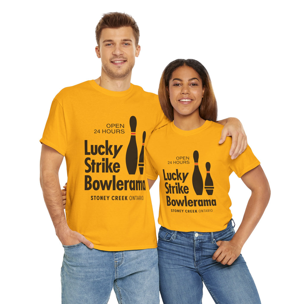 Limted Edition Lucky Strike Bowlerama Gold Tee