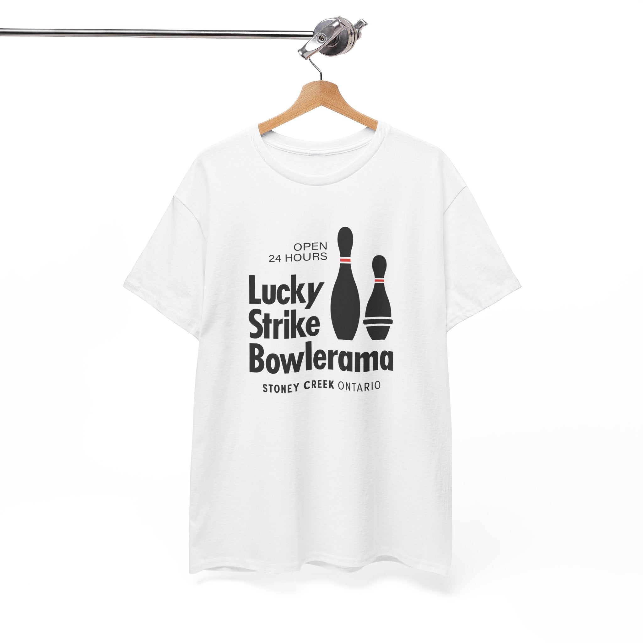 Lucky Strike Bowlerama Classic White Tee