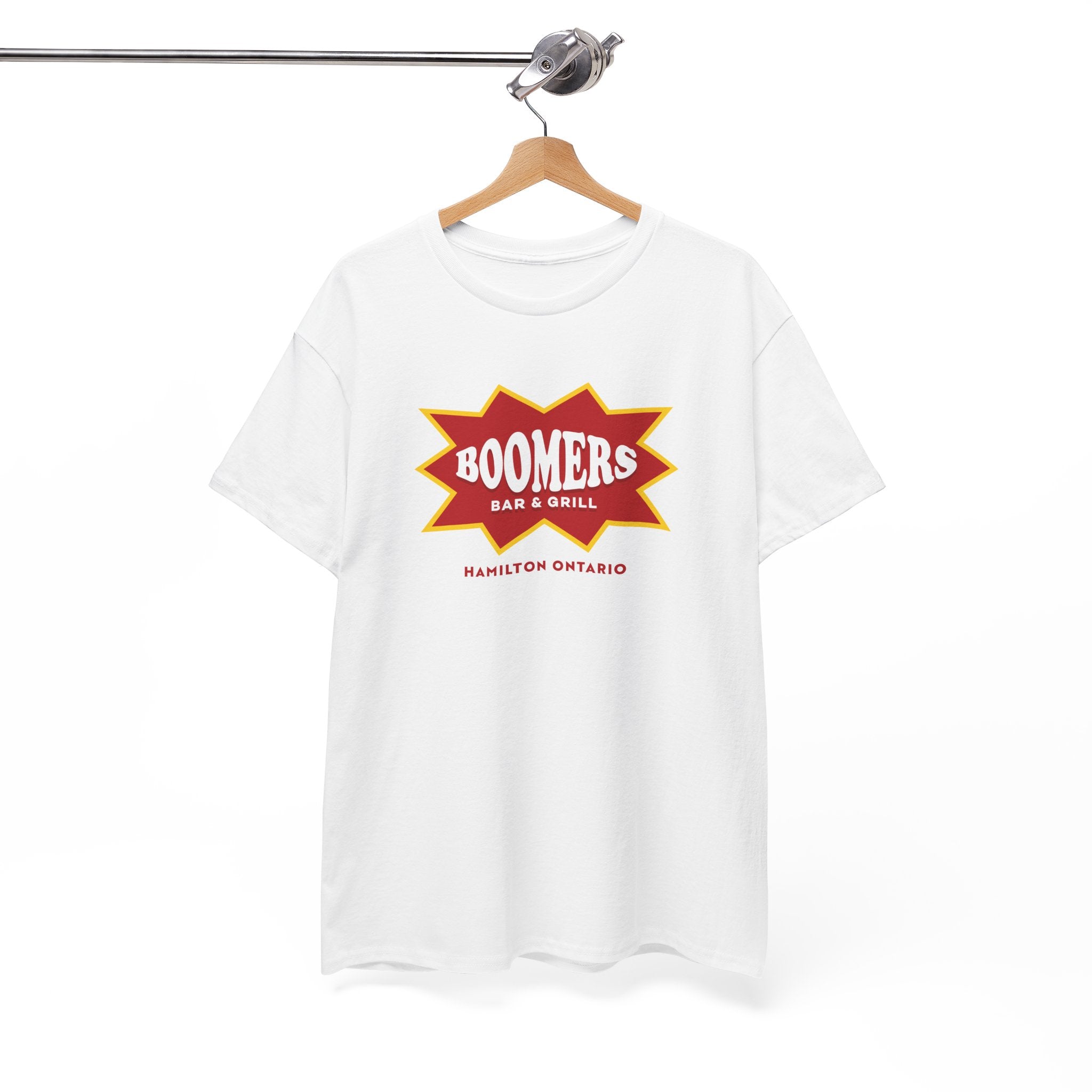 Boomers Bar And Grill Classic White Tee