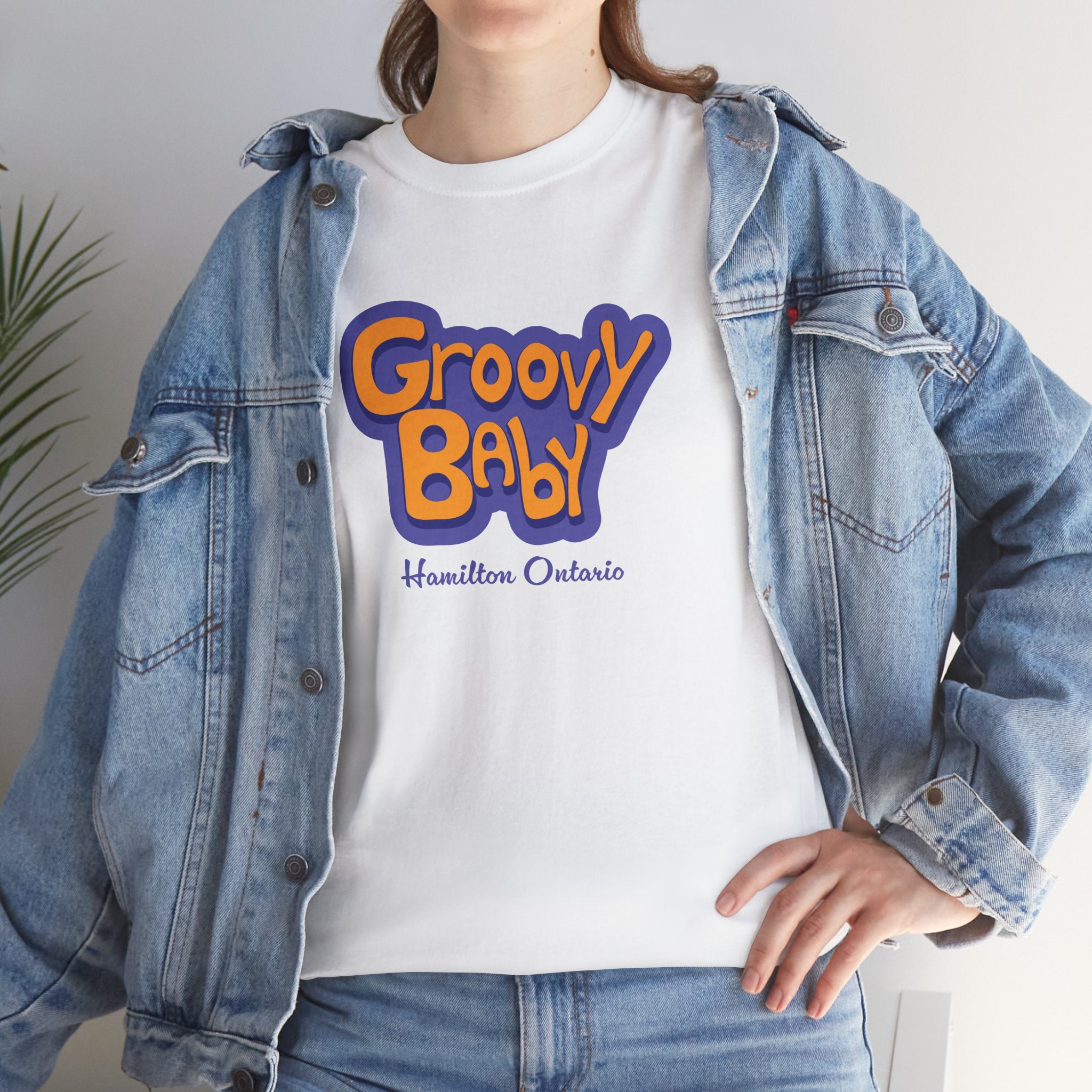 Groovy Baby Classic White Tee