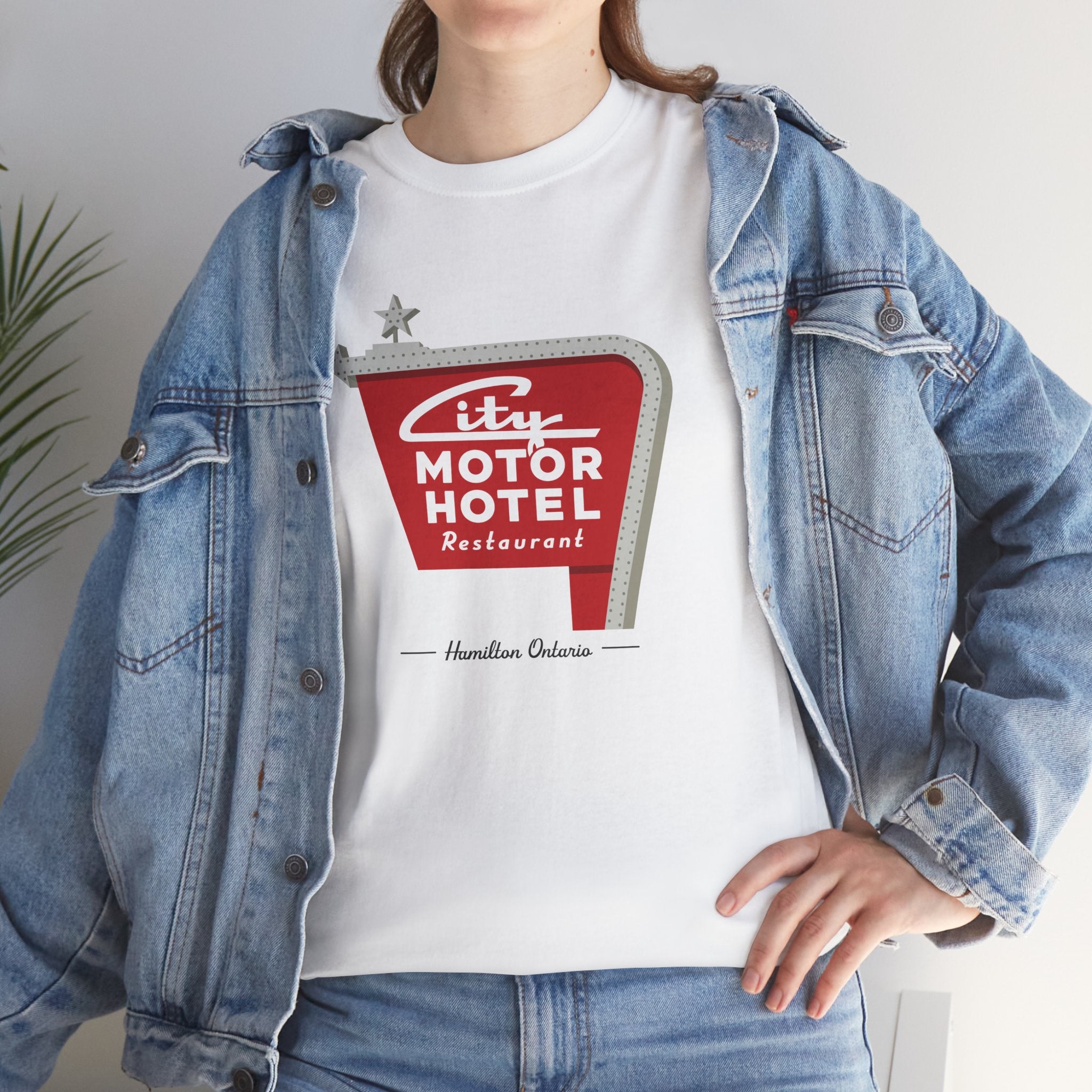 City Motor Inn Classic White Tee