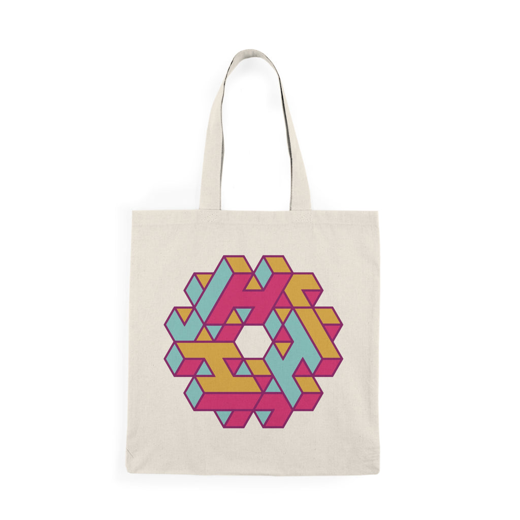 H Knot Natural Tote Bag