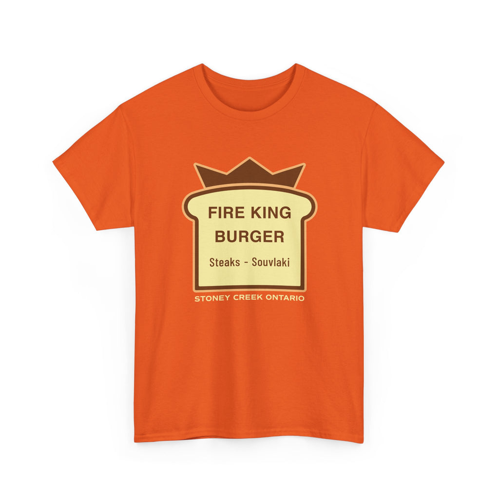 Limited Edition Fire King Burger Orange Tee