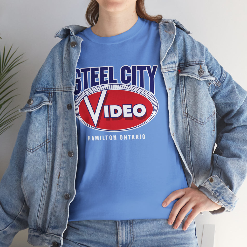 Limited Edition Steel City Video Carolina Blue Tee