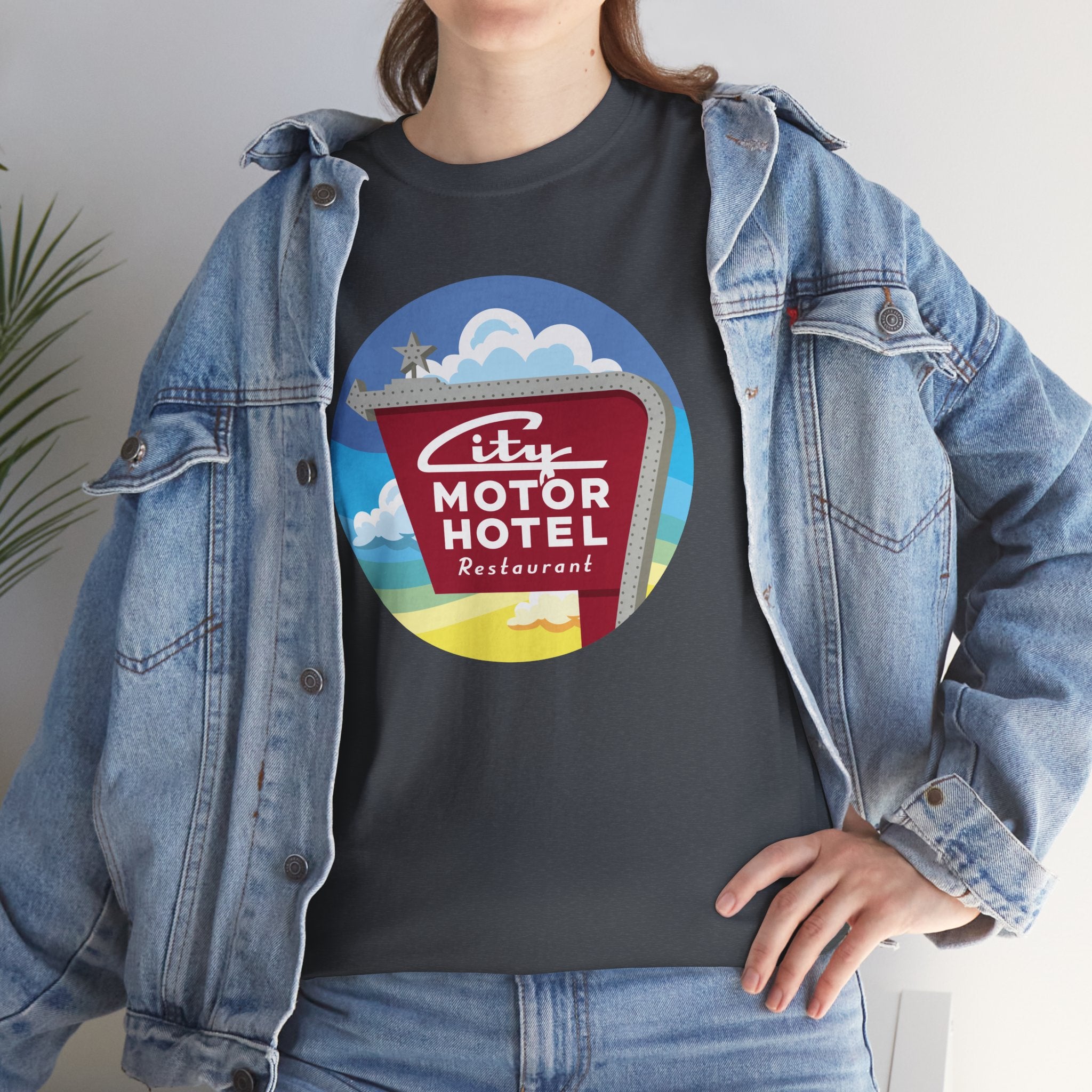 Limited Edition City Motor Hotel Restaurant Sunset "Tweed" Tee