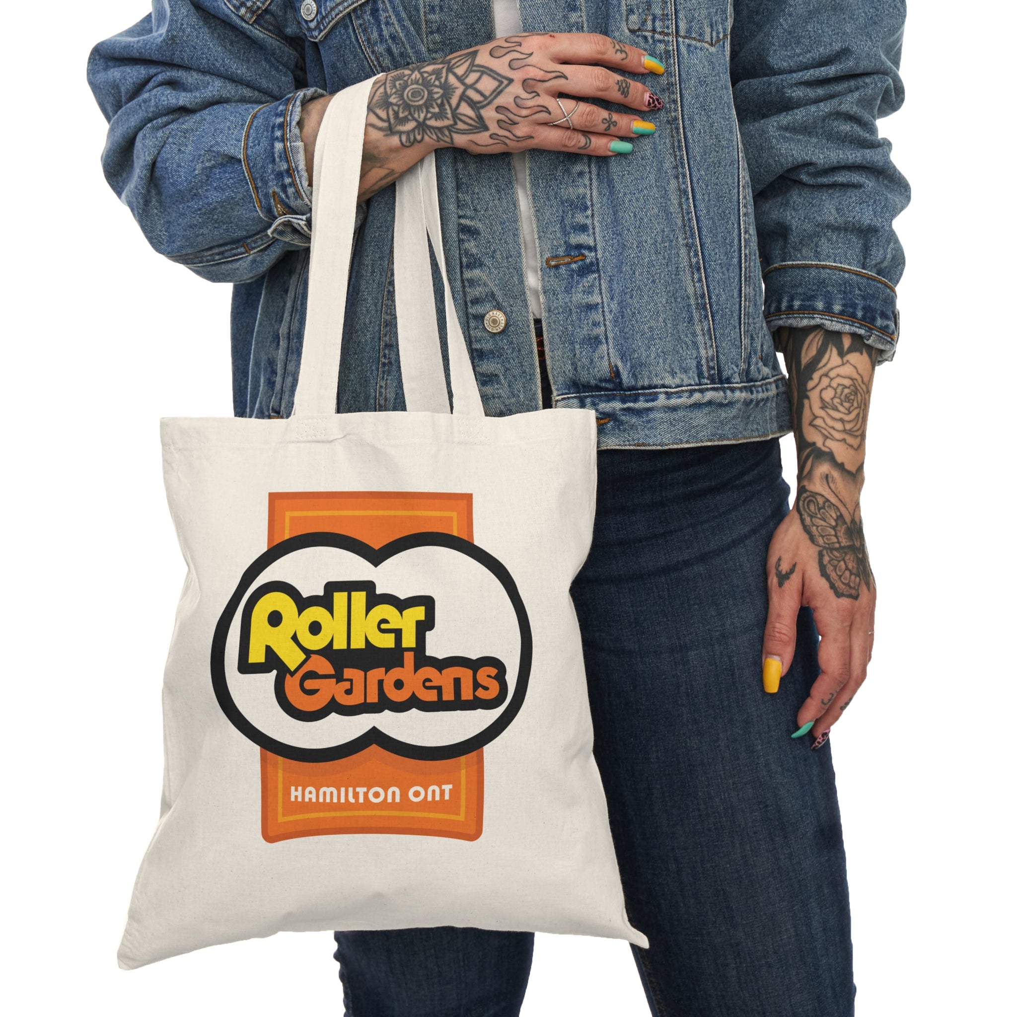 Roller Gardens Natural Tote Bag