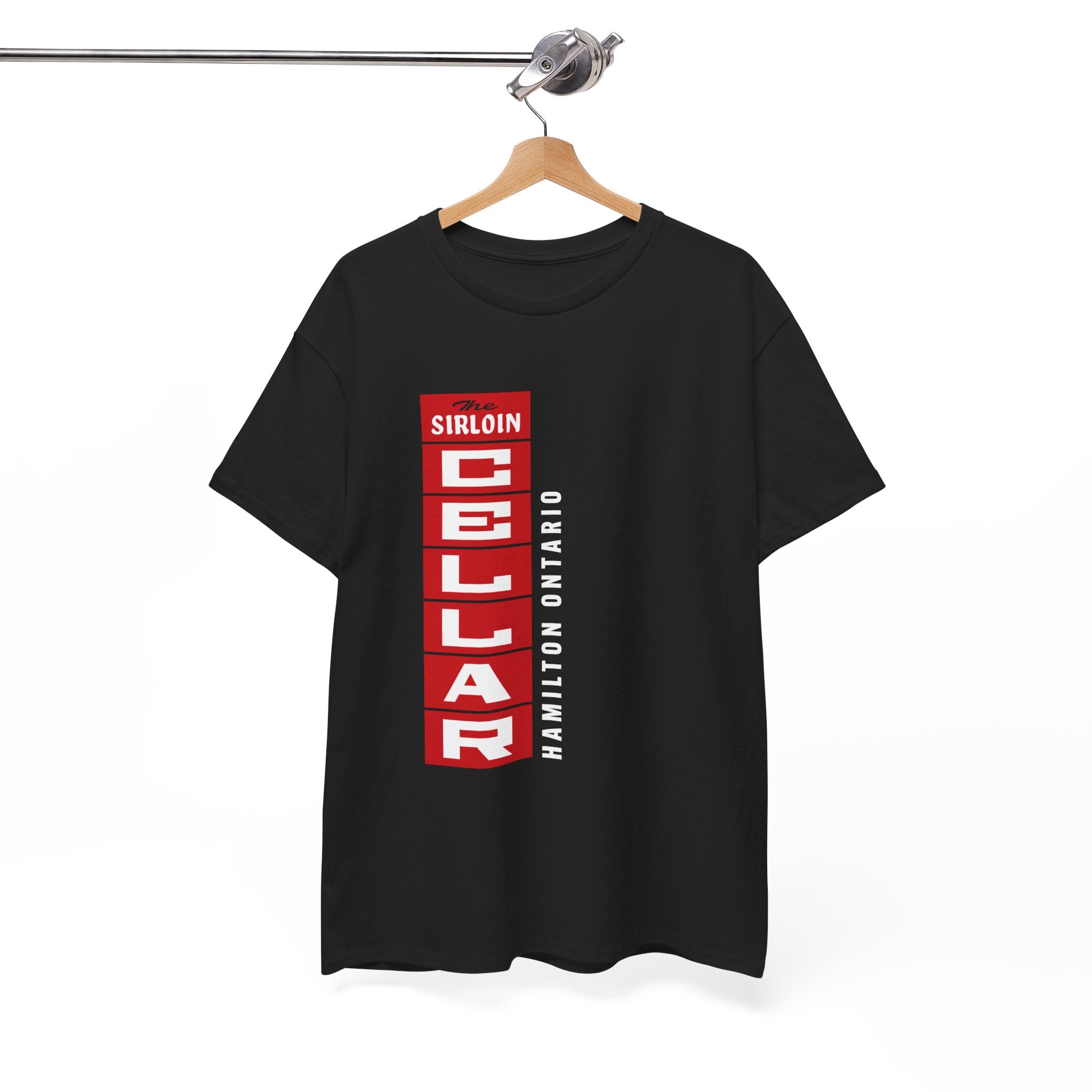 The Sirloin Cellar Sign Classic Black Tee