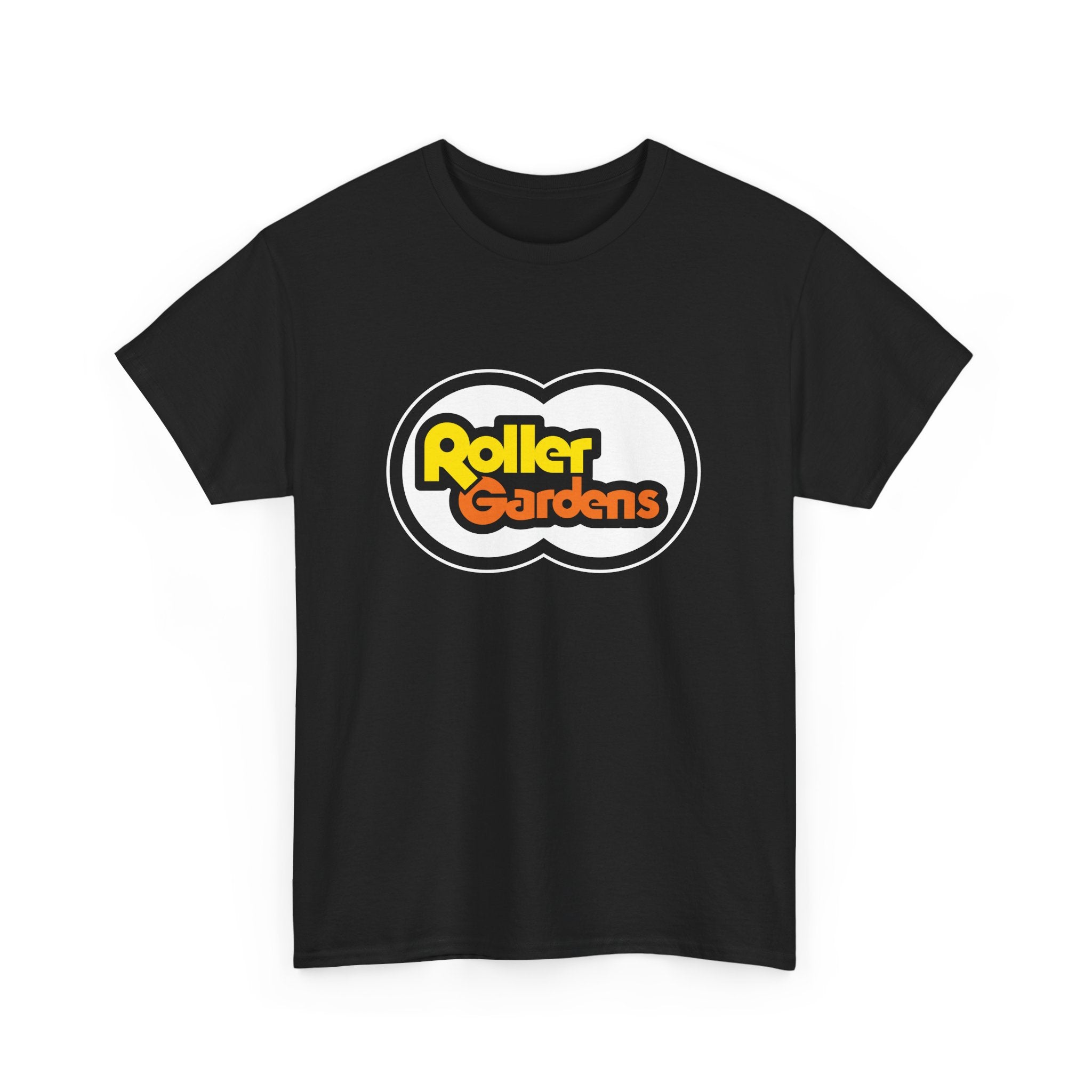 Roller Gardens Classic Logo Black Tee